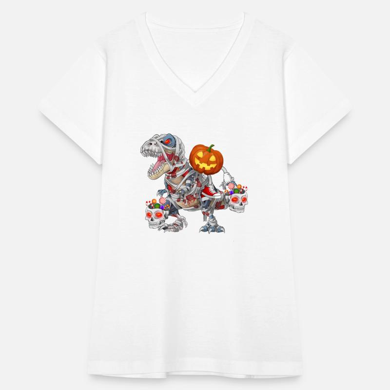 Pumpkin Riding Zombie Mummy Dinosaur Halloween