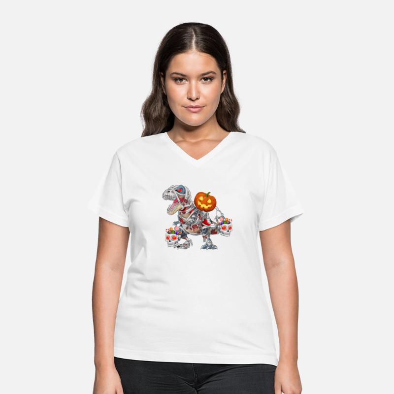 Pumpkin Riding Zombie Mummy Dinosaur Halloween