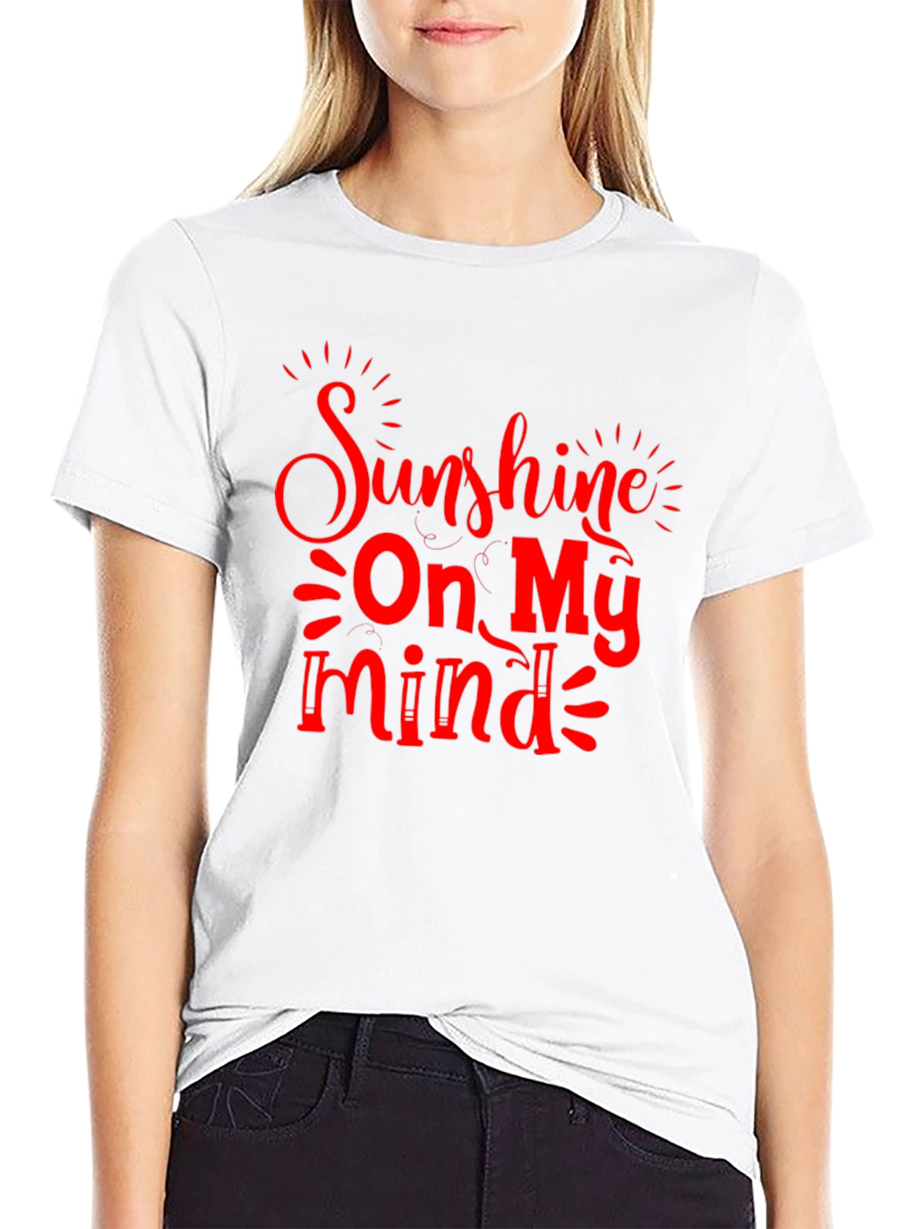 Sunshine On My Mind Graphic Tee - Black T-Shirt