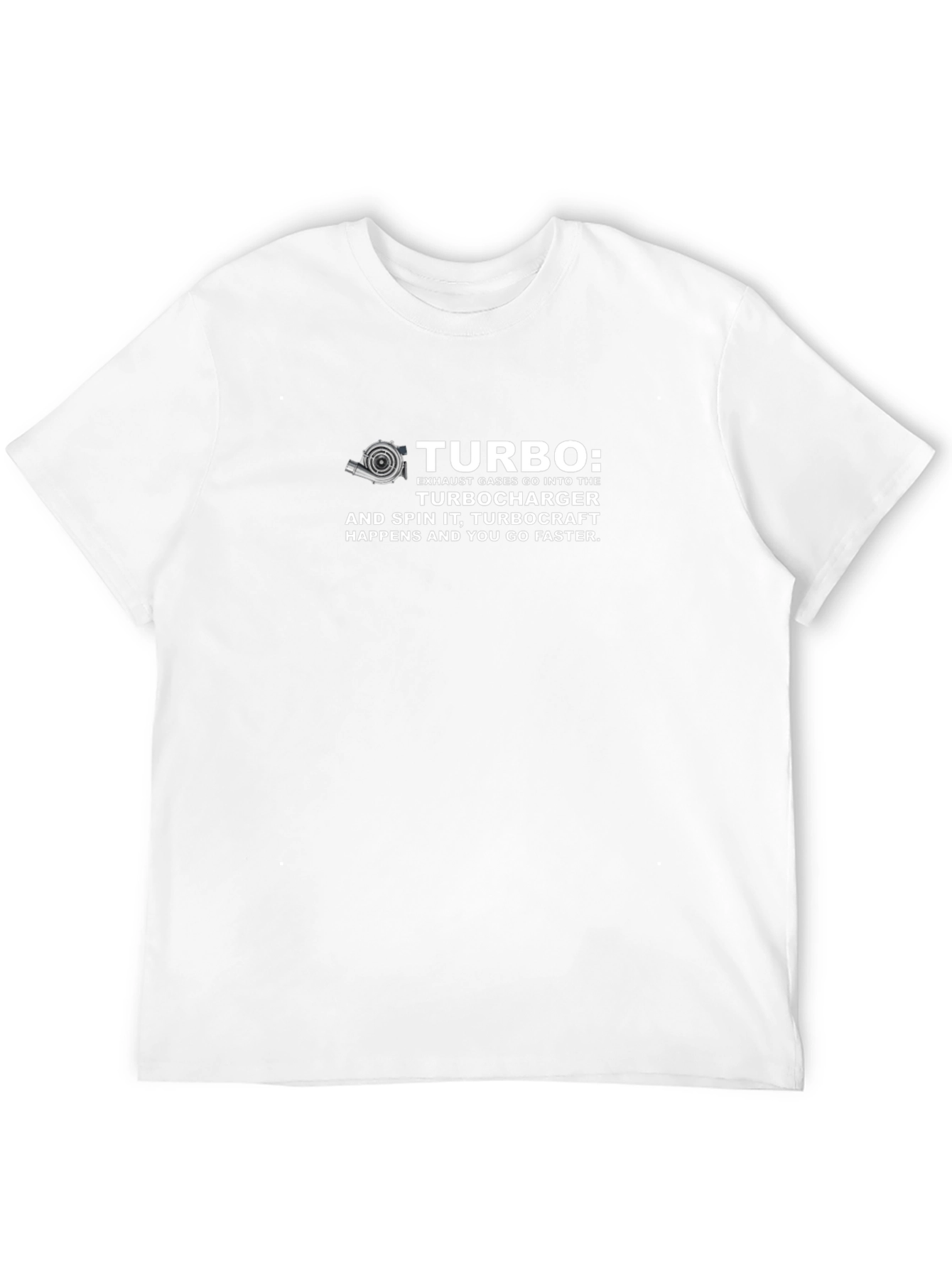 Turbocharger Graphic Tee - Automotive Enthusiast Apparel