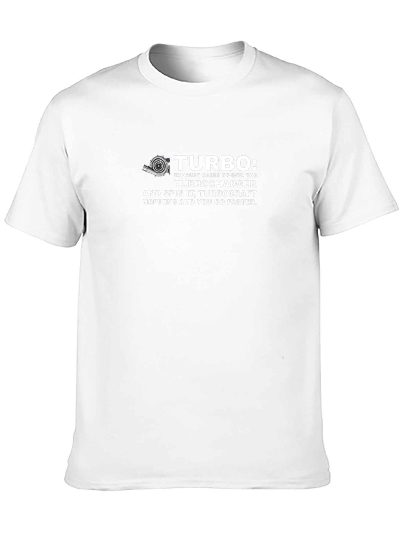 Turbocharger Graphic Tee - Automotive Enthusiast Apparel