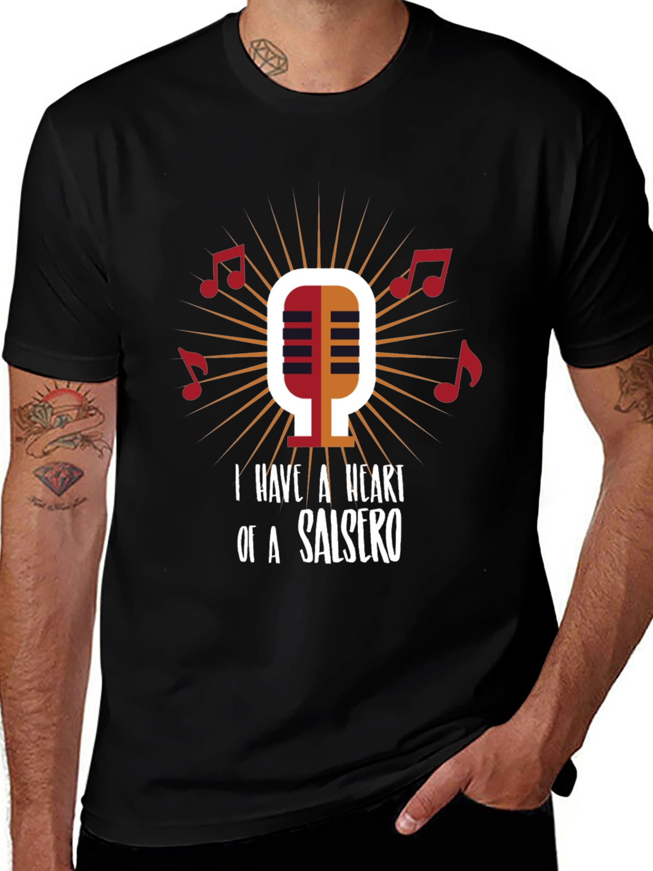 Salsero Heartbeat Graphic T-Shirt