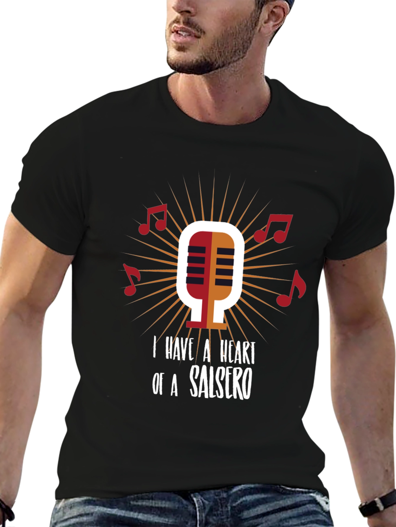 Salsero Heartbeat Graphic T-Shirt