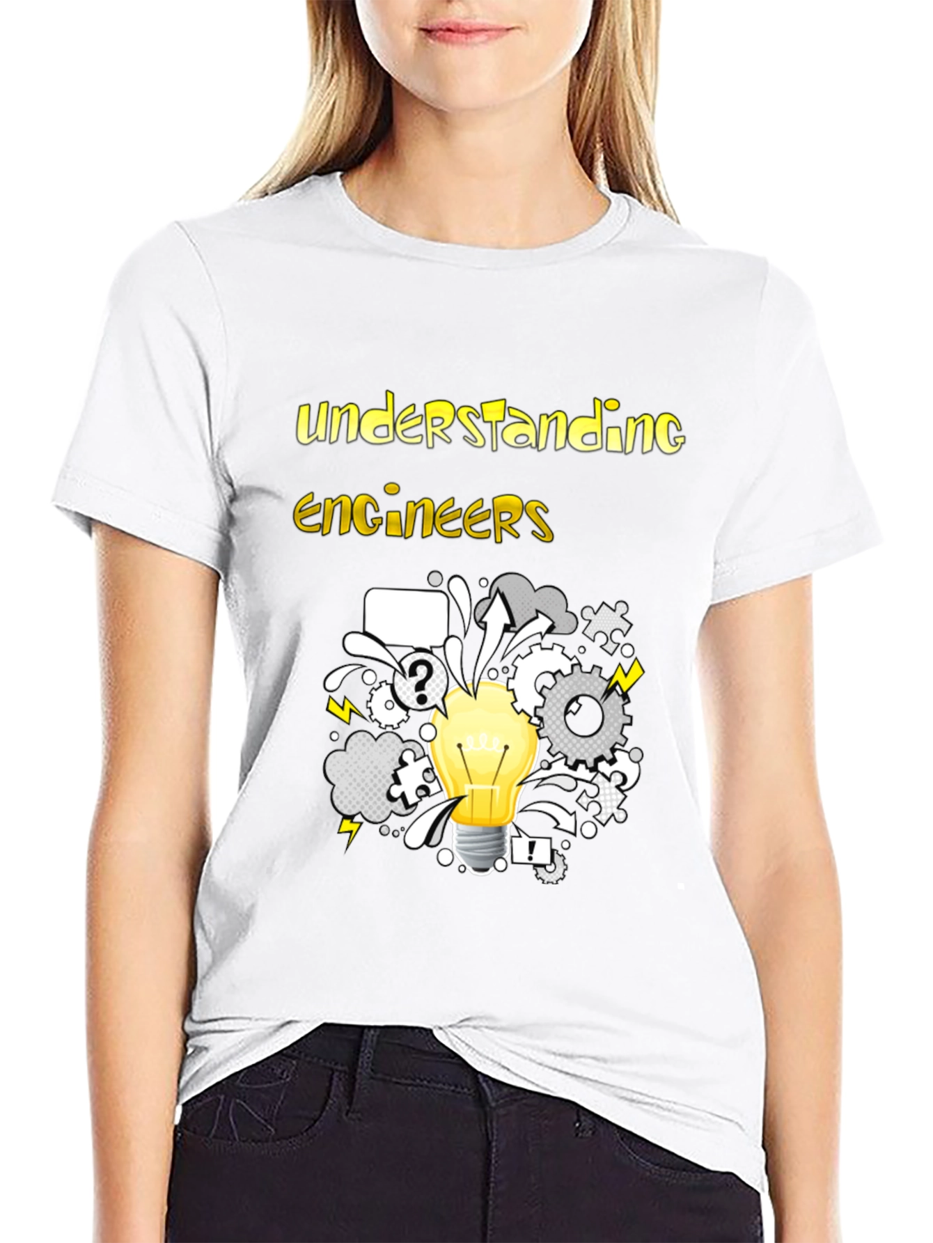 Understanding Engineers T-Shirt - Idea Bulb Design