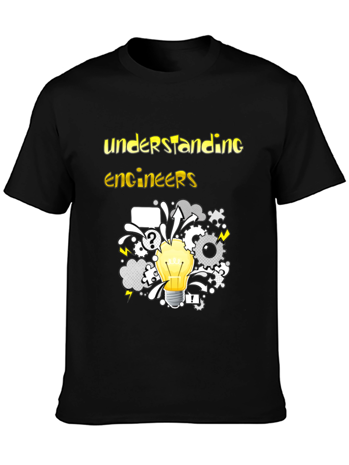 Understanding Engineers T-Shirt - Idea Bulb Design