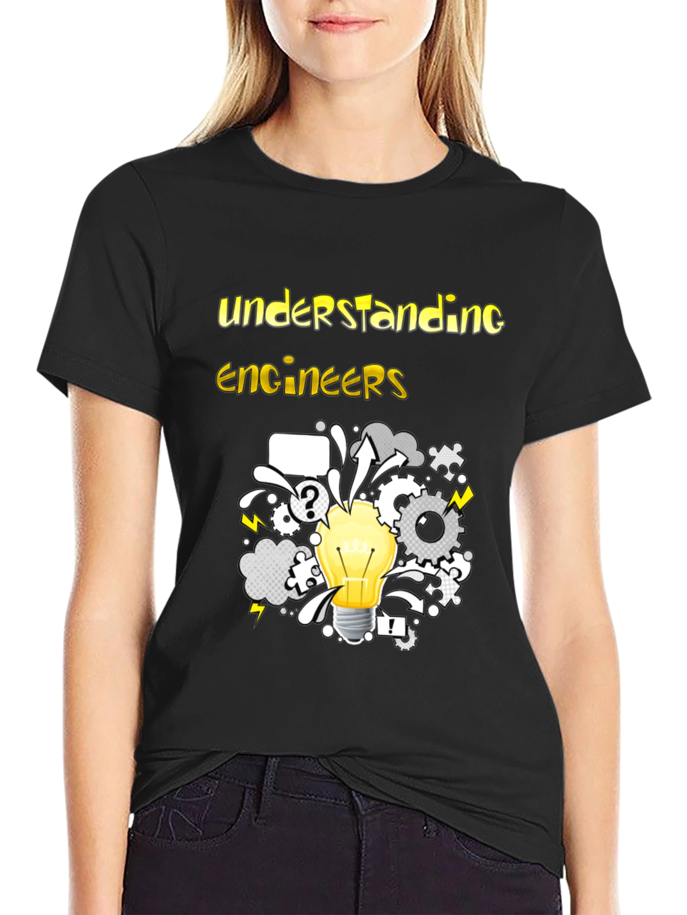 Understanding Engineers T-Shirt - Idea Bulb Design