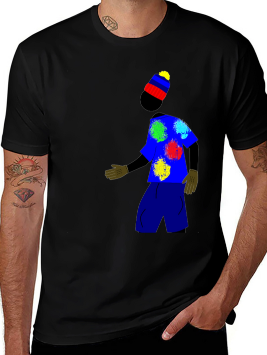 Funky Graphic Print Mens T-Shirt