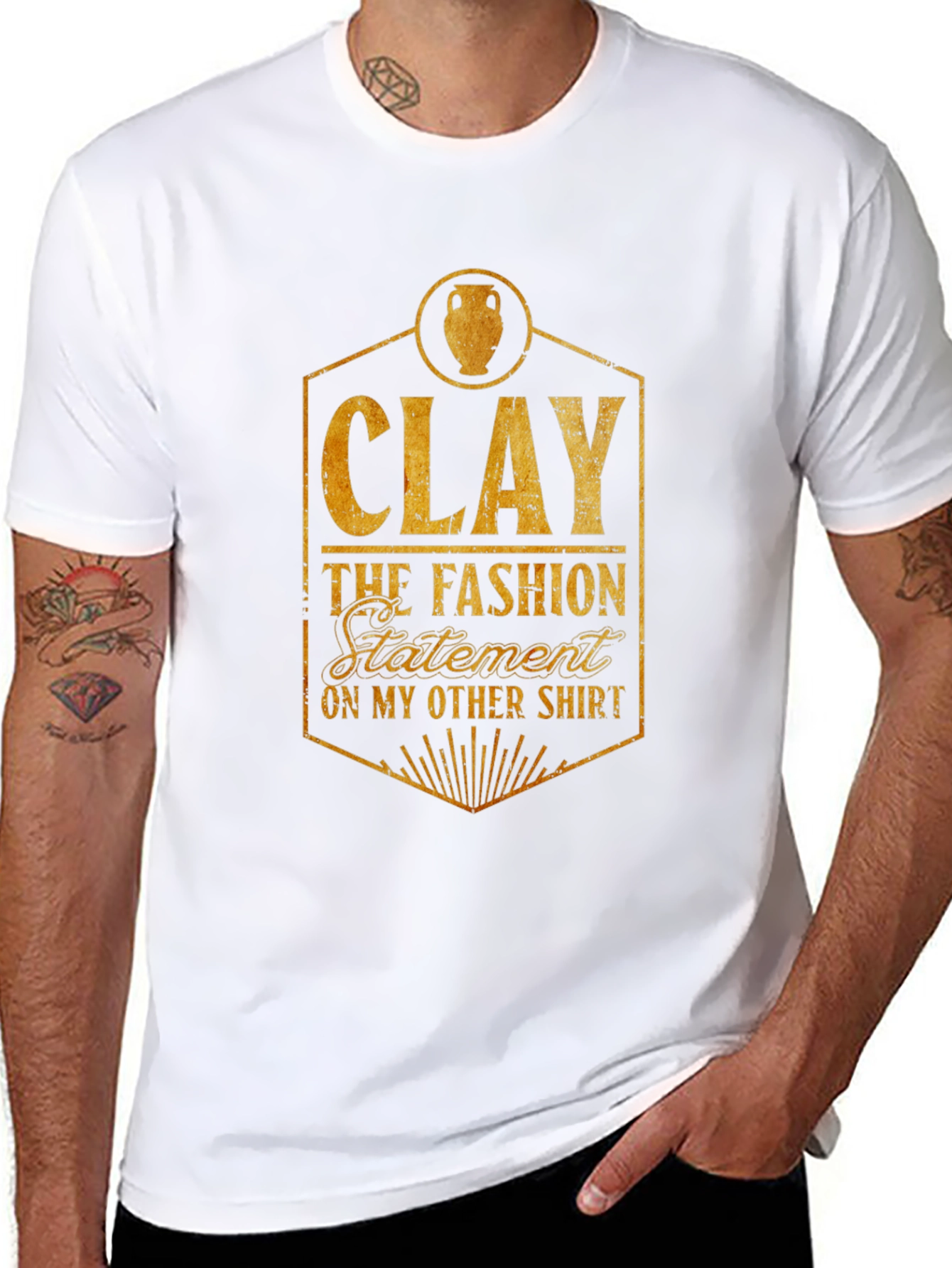 Clay The Fashion Statement Graphic Tee