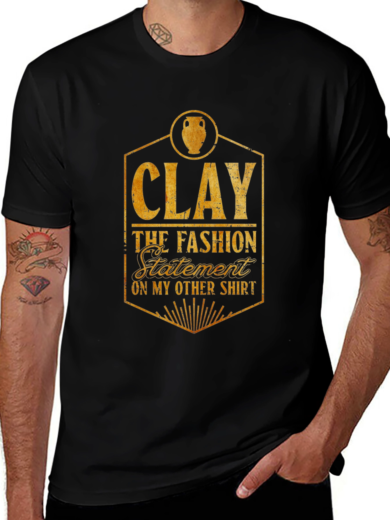 Clay The Fashion Statement Graphic Tee