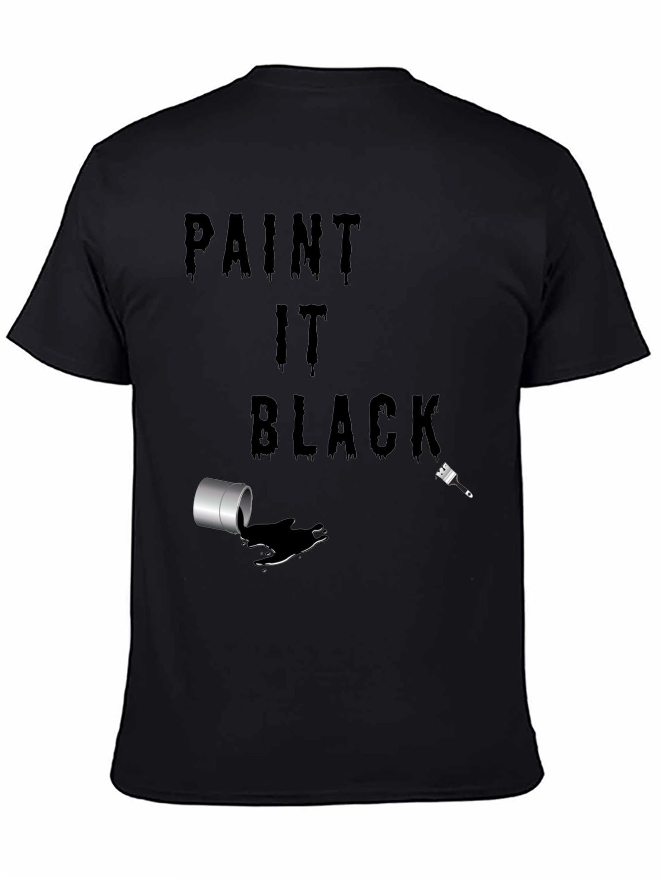 Paint It Black Mens T-Shirt