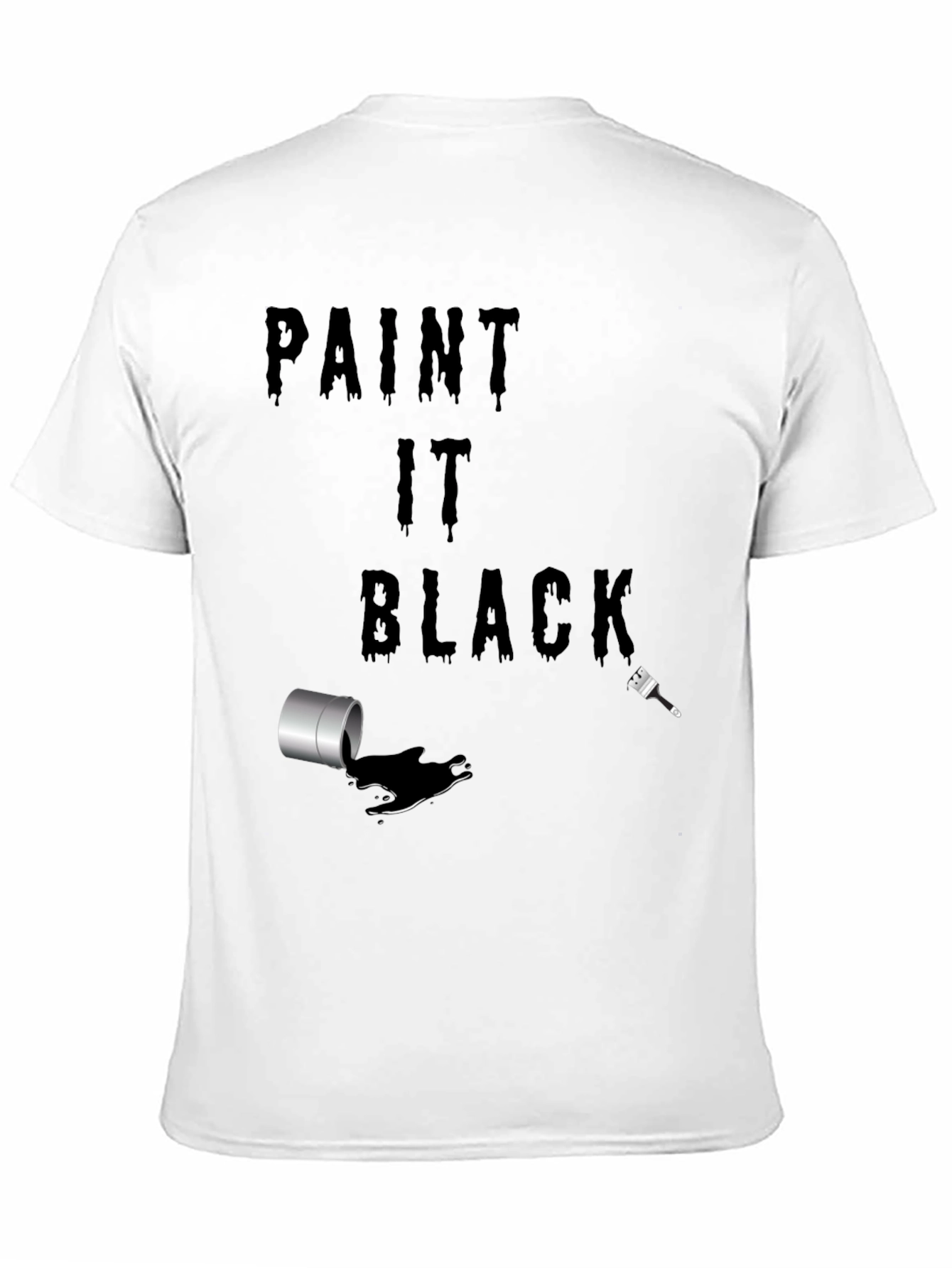Paint It Black Mens T-Shirt