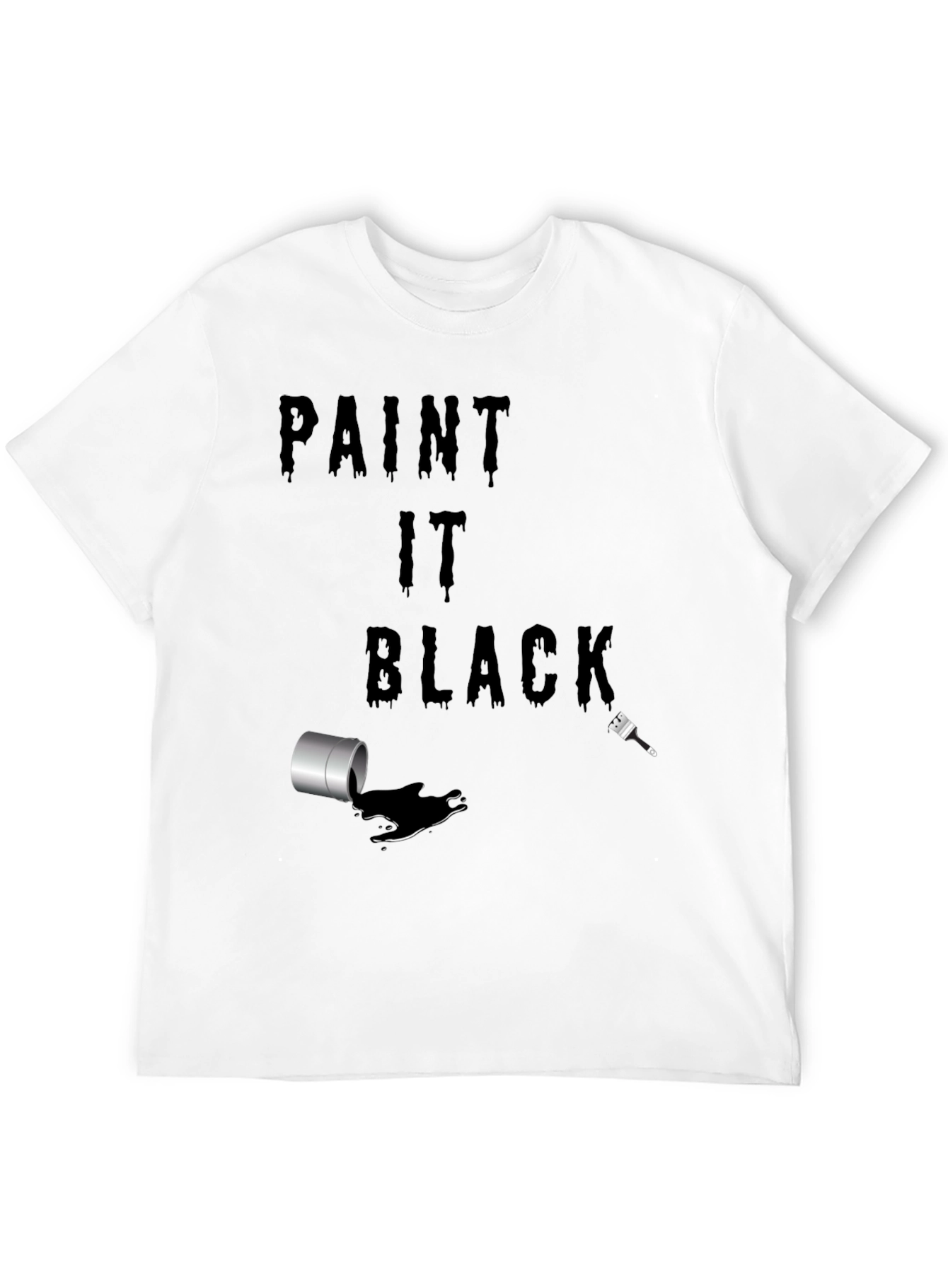 Paint It Black Mens T-Shirt