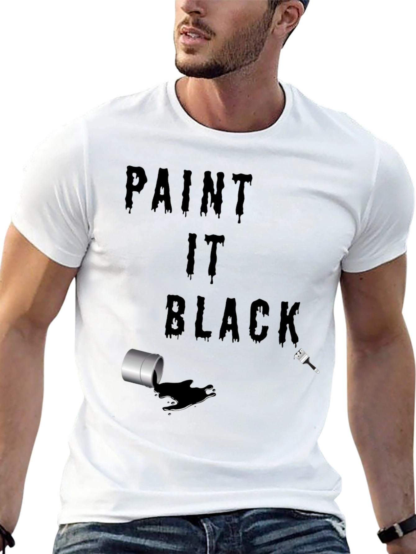 Paint It Black Mens T-Shirt