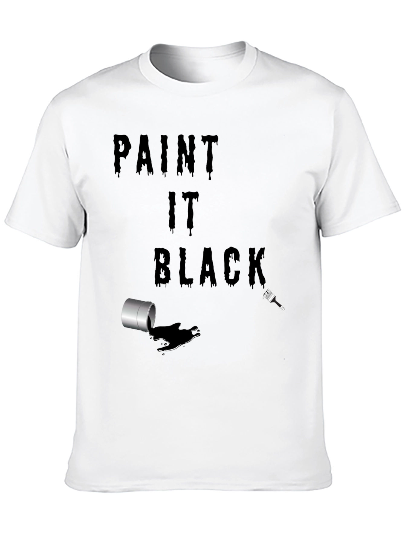Paint It Black Mens T-Shirt