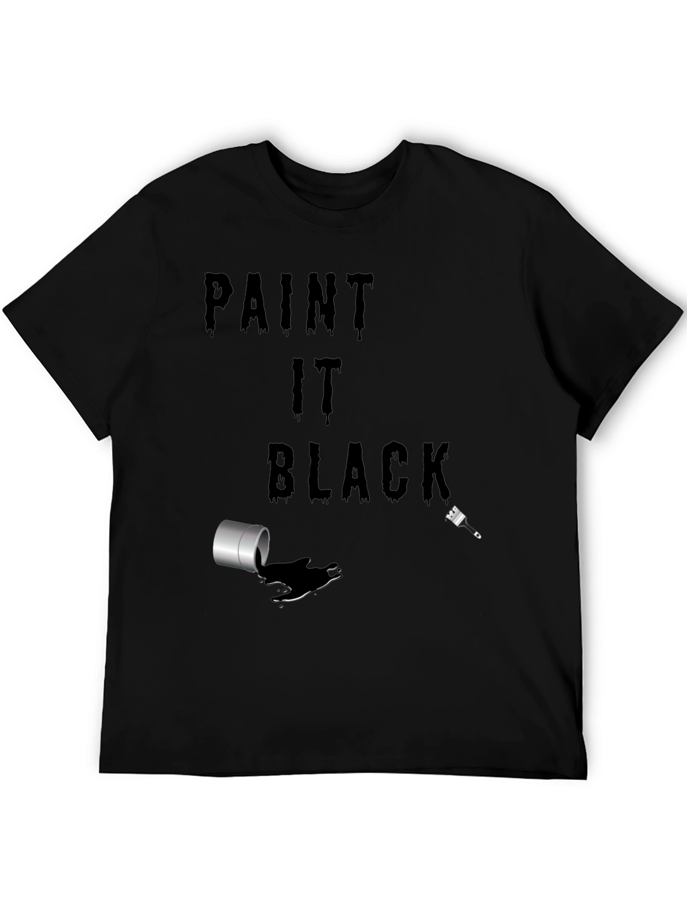 Paint It Black Mens T-Shirt
