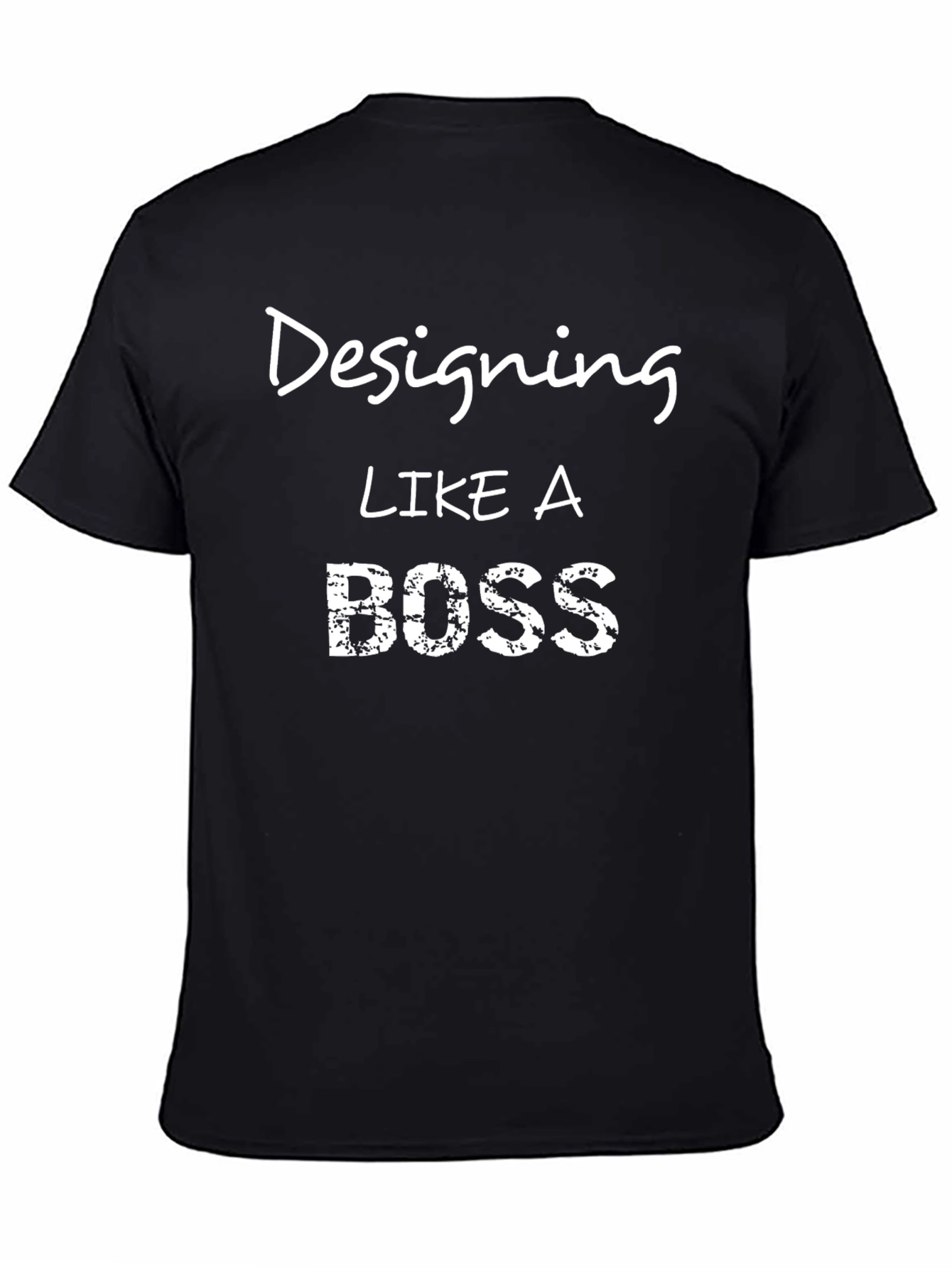 Designing Like A Boss Graphic Tee - Black