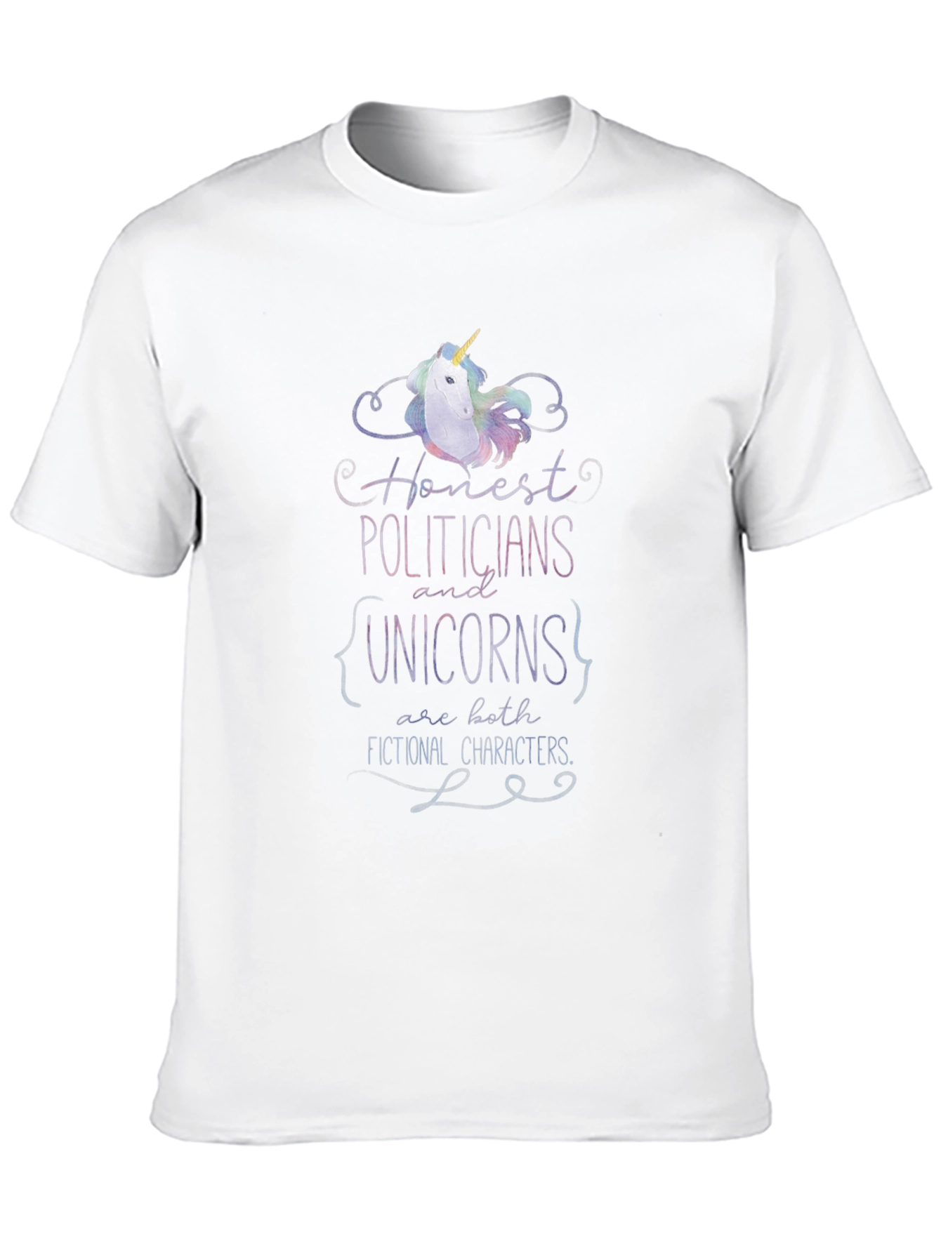 Honest Politicians and Unicorns Funny T-Shirt