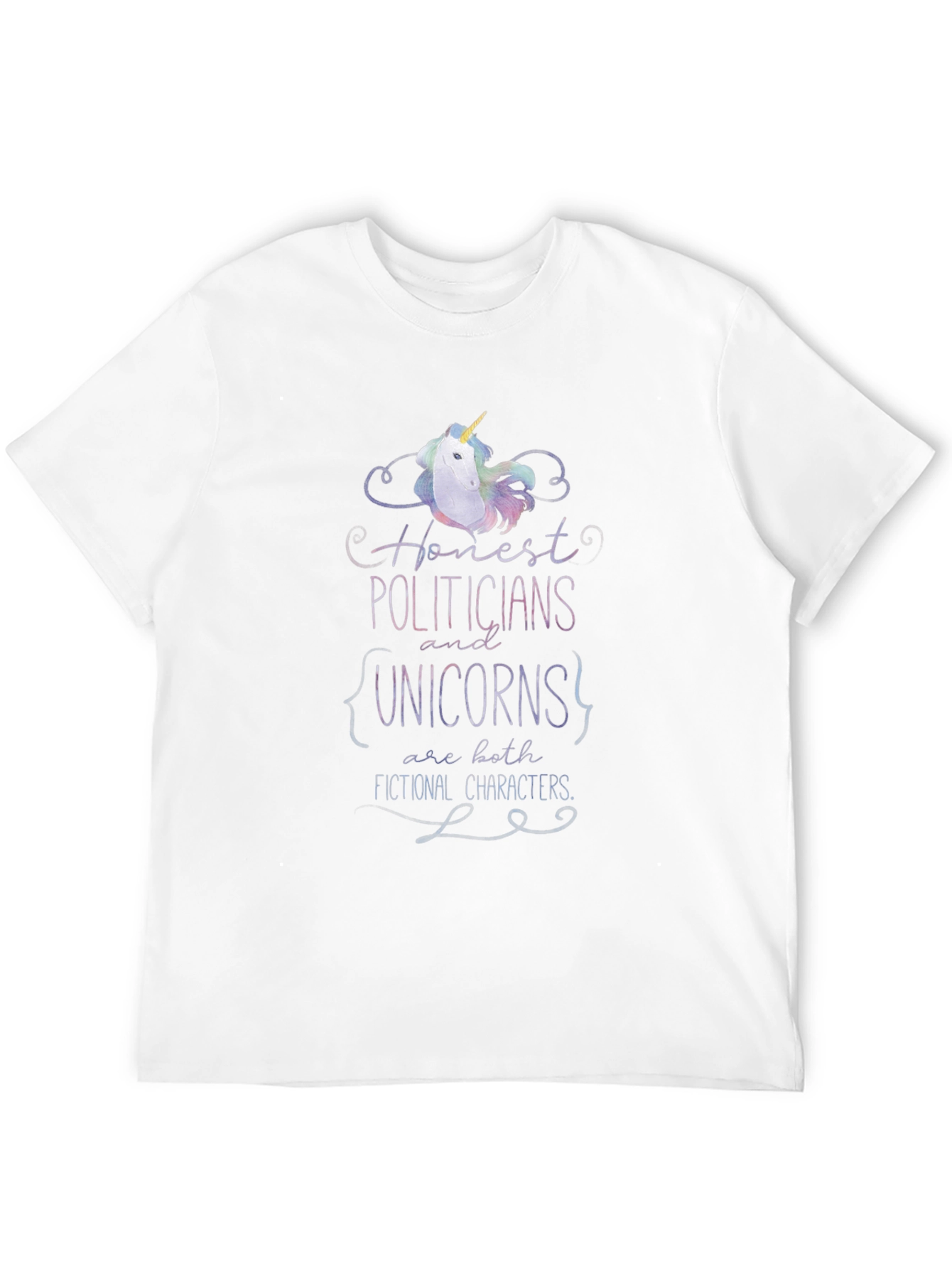 Honest Politicians and Unicorns Funny T-Shirt