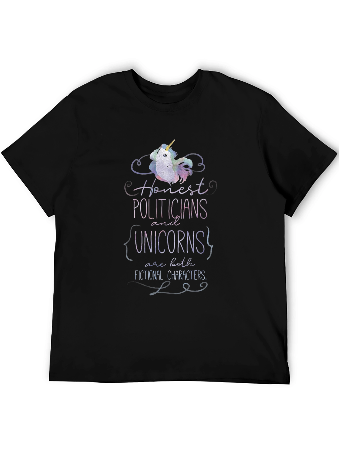 Honest Politicians and Unicorns Funny T-Shirt
