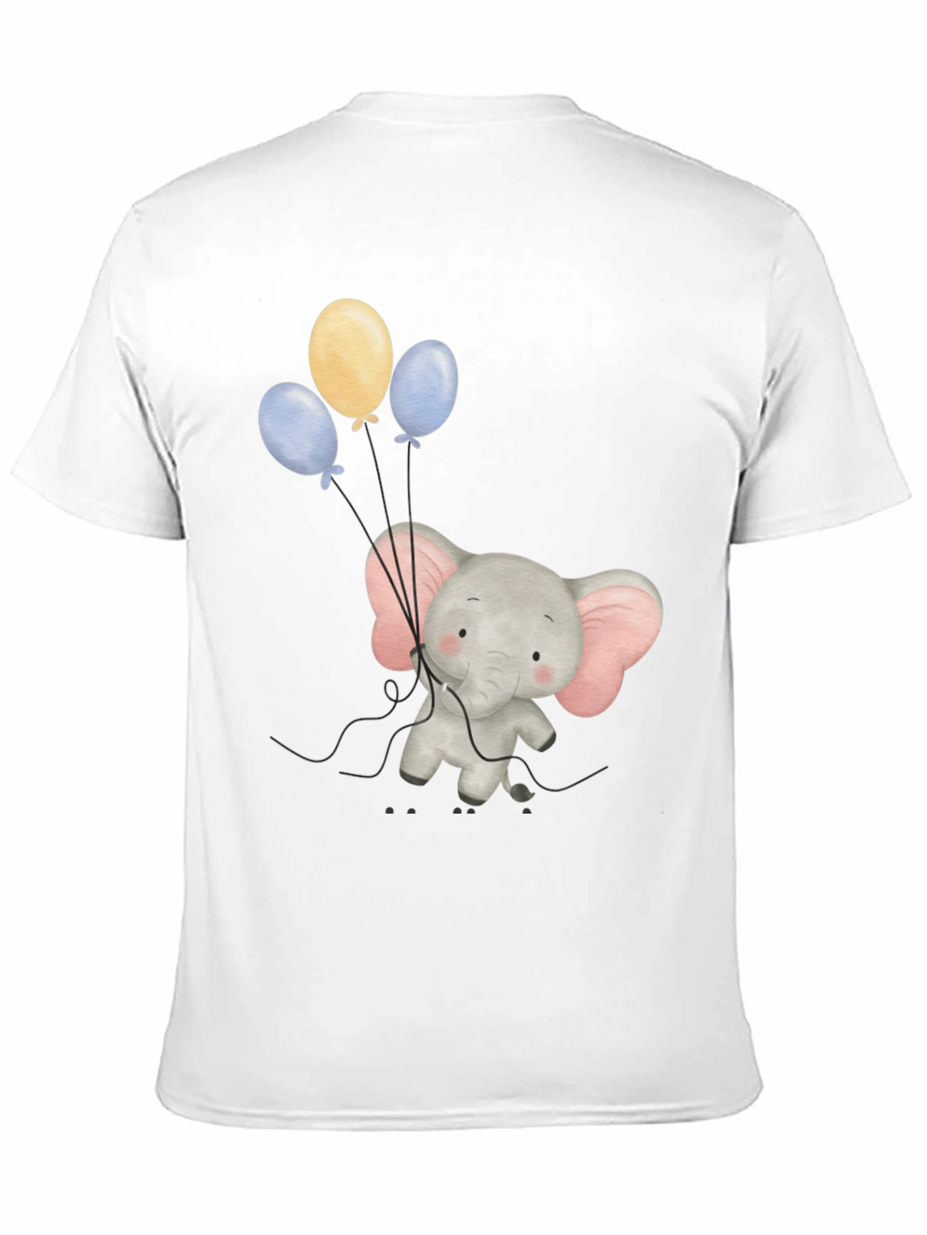 Elephant Balloons Graphic Tee - Soft Cotton Comfort