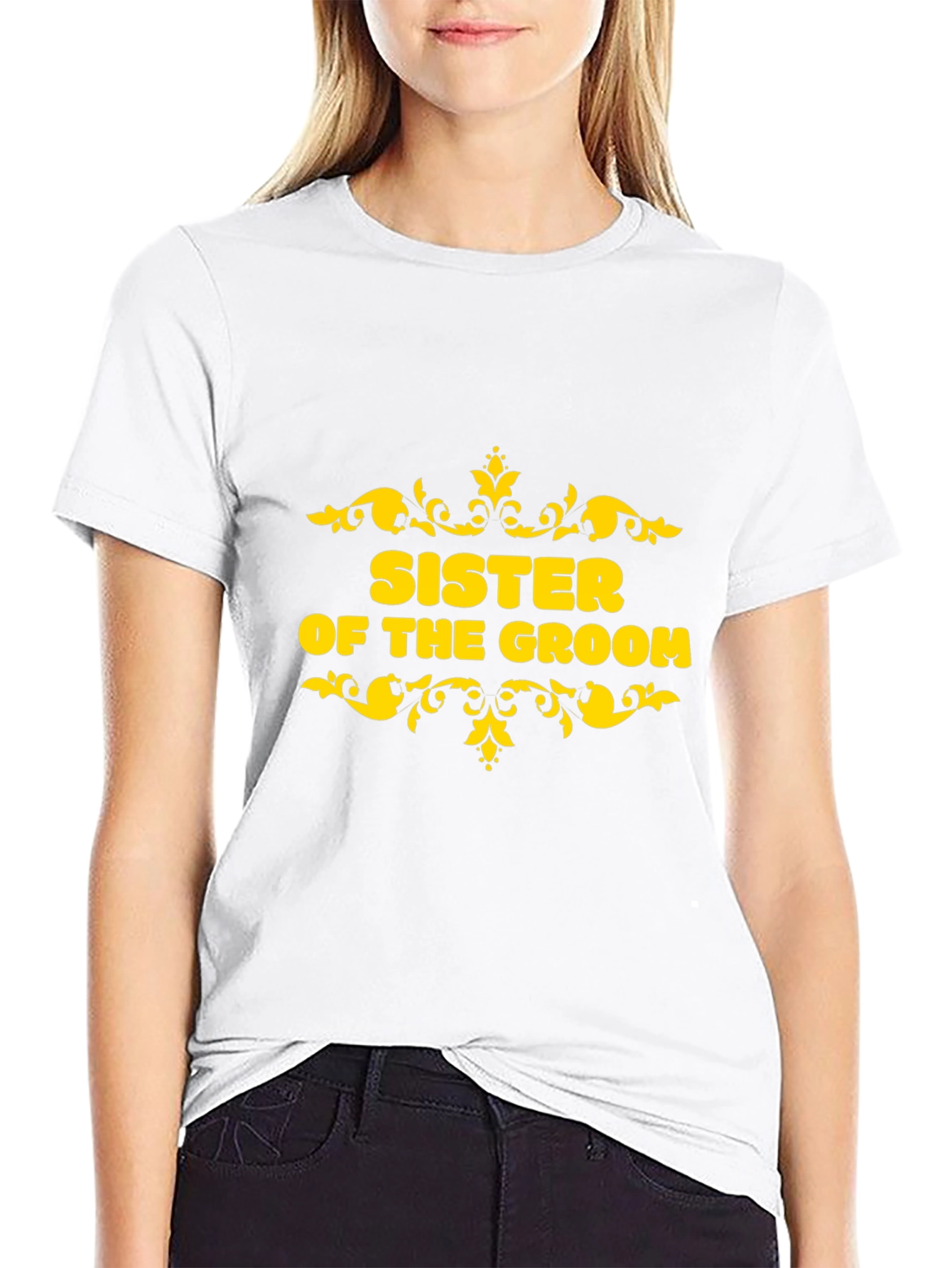 Sister of the Groom T-Shirt - Wedding Party Apparel