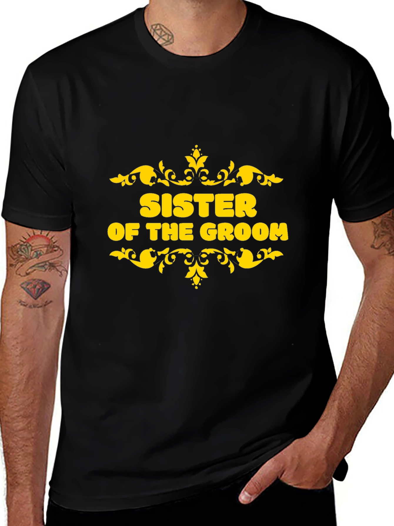 Sister of the Groom T-Shirt - Wedding Party Apparel