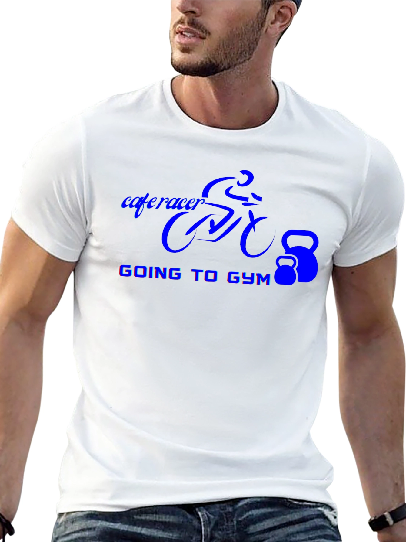 Cafe Racer Gym Black T-Shirt