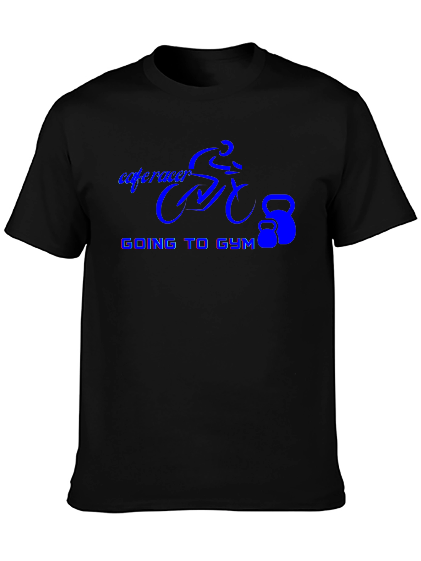 Cafe Racer Gym Black T-Shirt