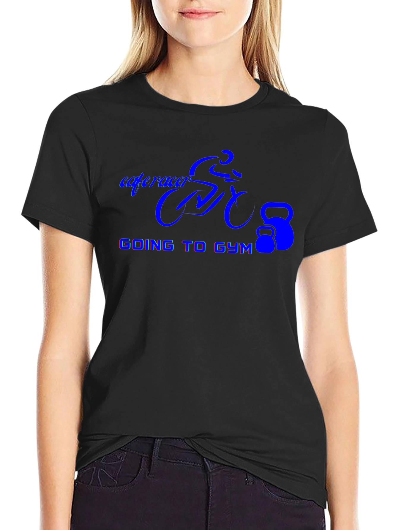 Cafe Racer Gym Black T-Shirt