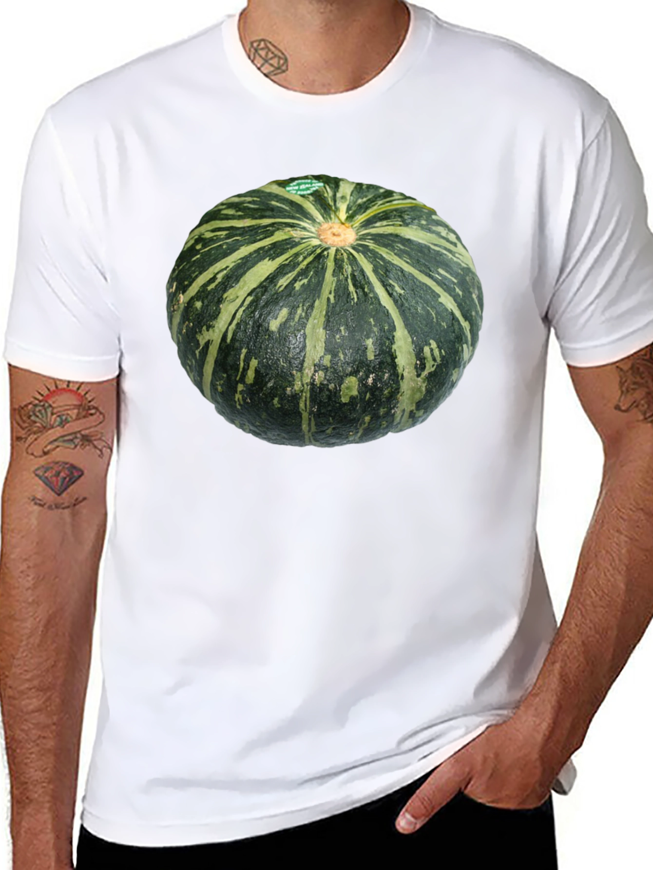 Kabocha Squash Graphic Tee - Unique Food Shirt