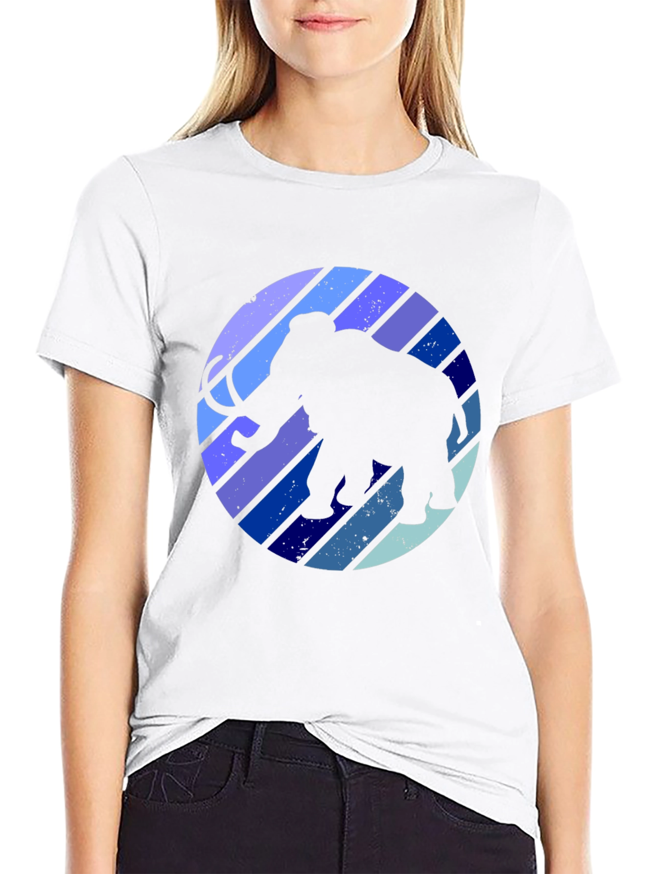 Mammoth Retro Striped T-Shirt