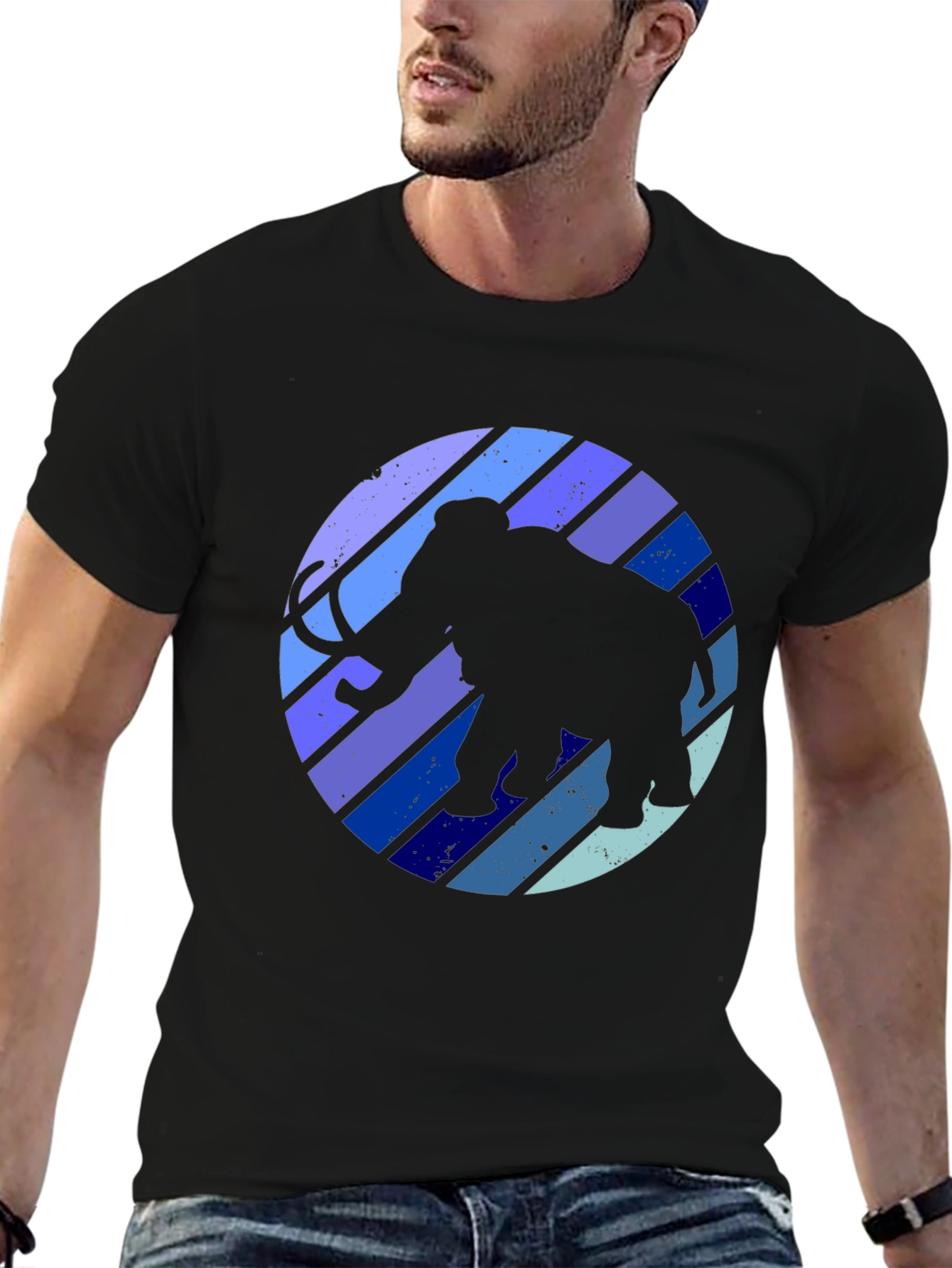 Mammoth Retro Striped T-Shirt