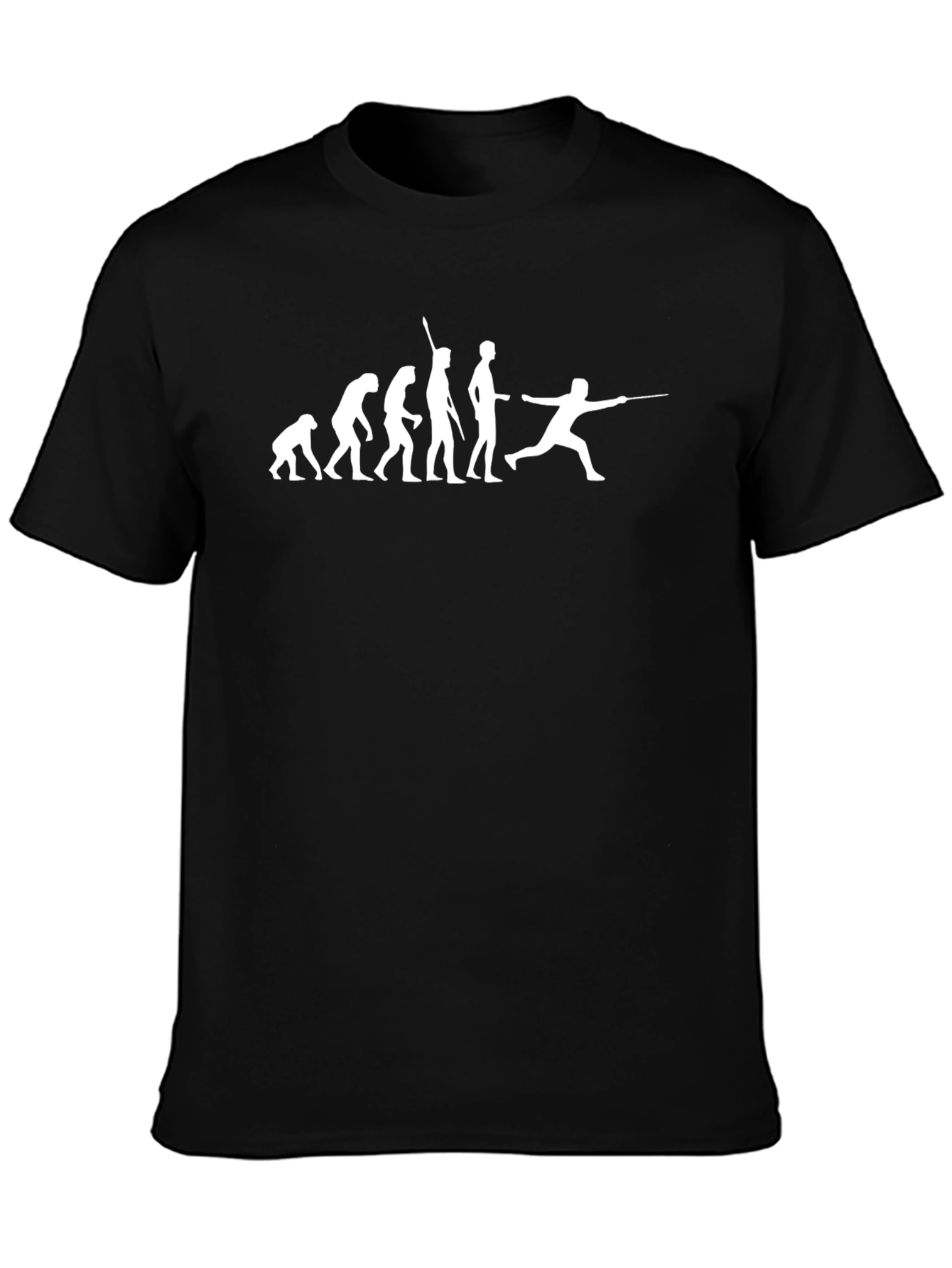 Fencing Evolution T-Shirt - Funny Fencer Tee