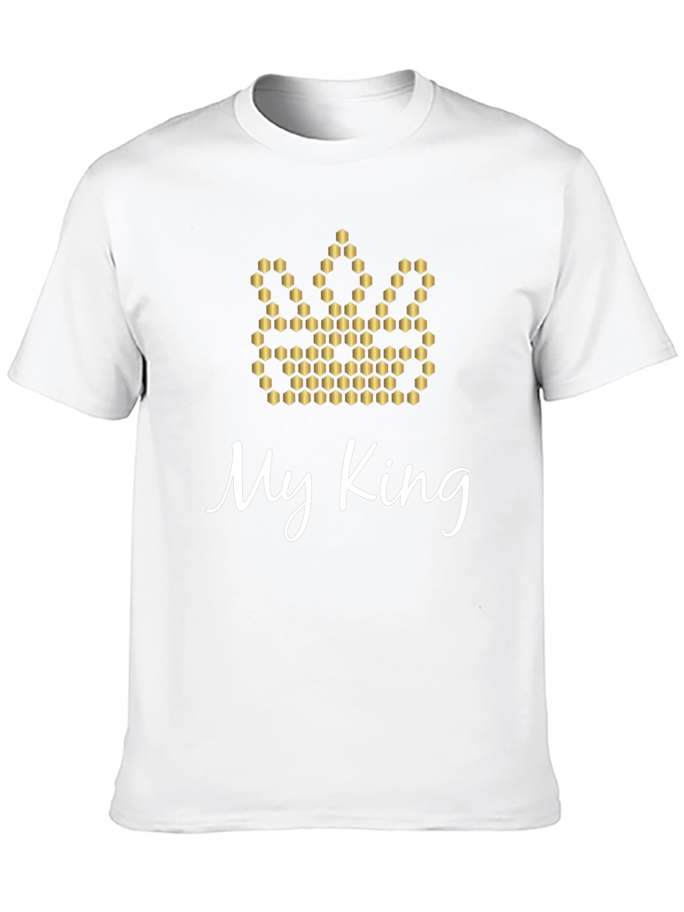 My King Crown Graphic Tee - Mens Black T-Shirt