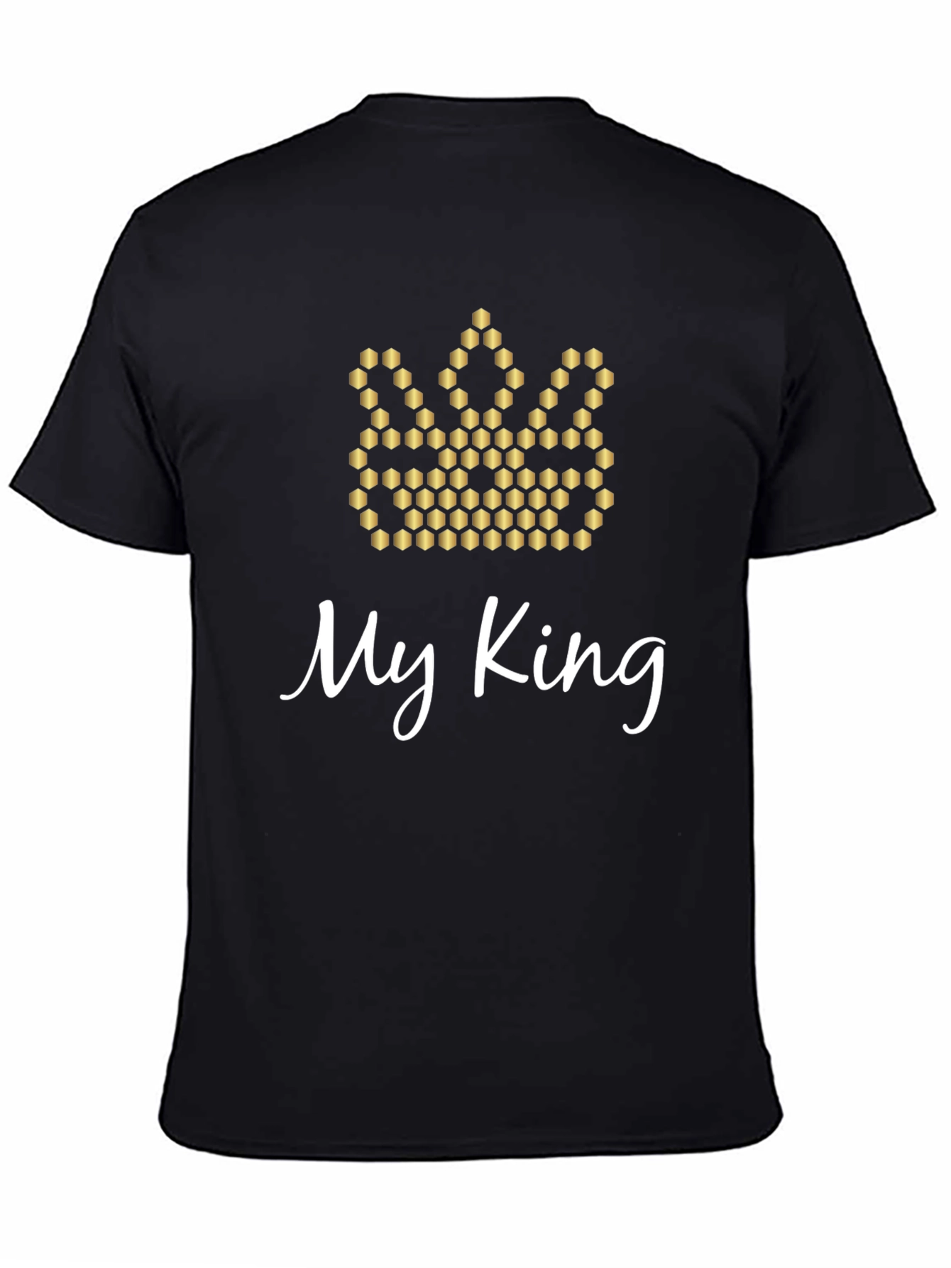 My King Crown Graphic Tee - Mens Black T-Shirt