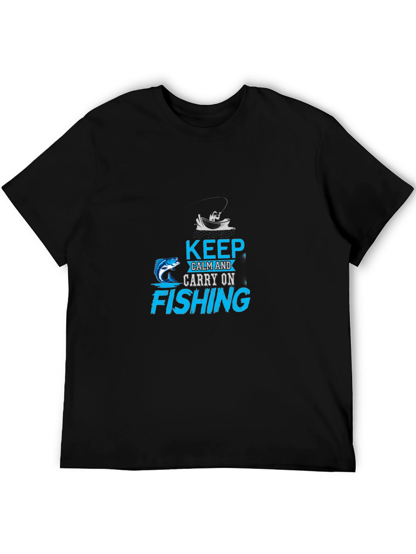 Keep Calm Fishing T-Shirt - Angler Gift
