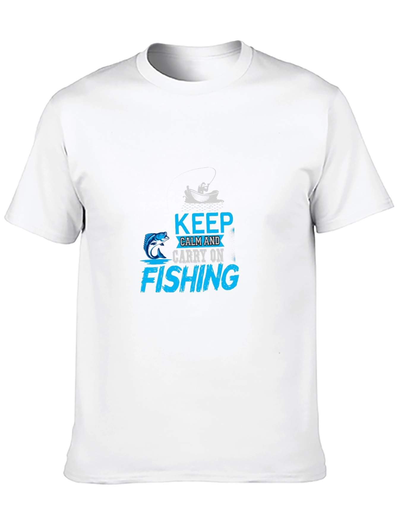 Keep Calm Fishing T-Shirt - Angler Gift