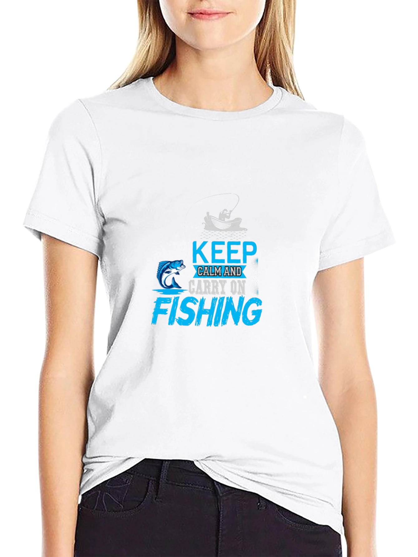 Keep Calm Fishing T-Shirt - Angler Gift