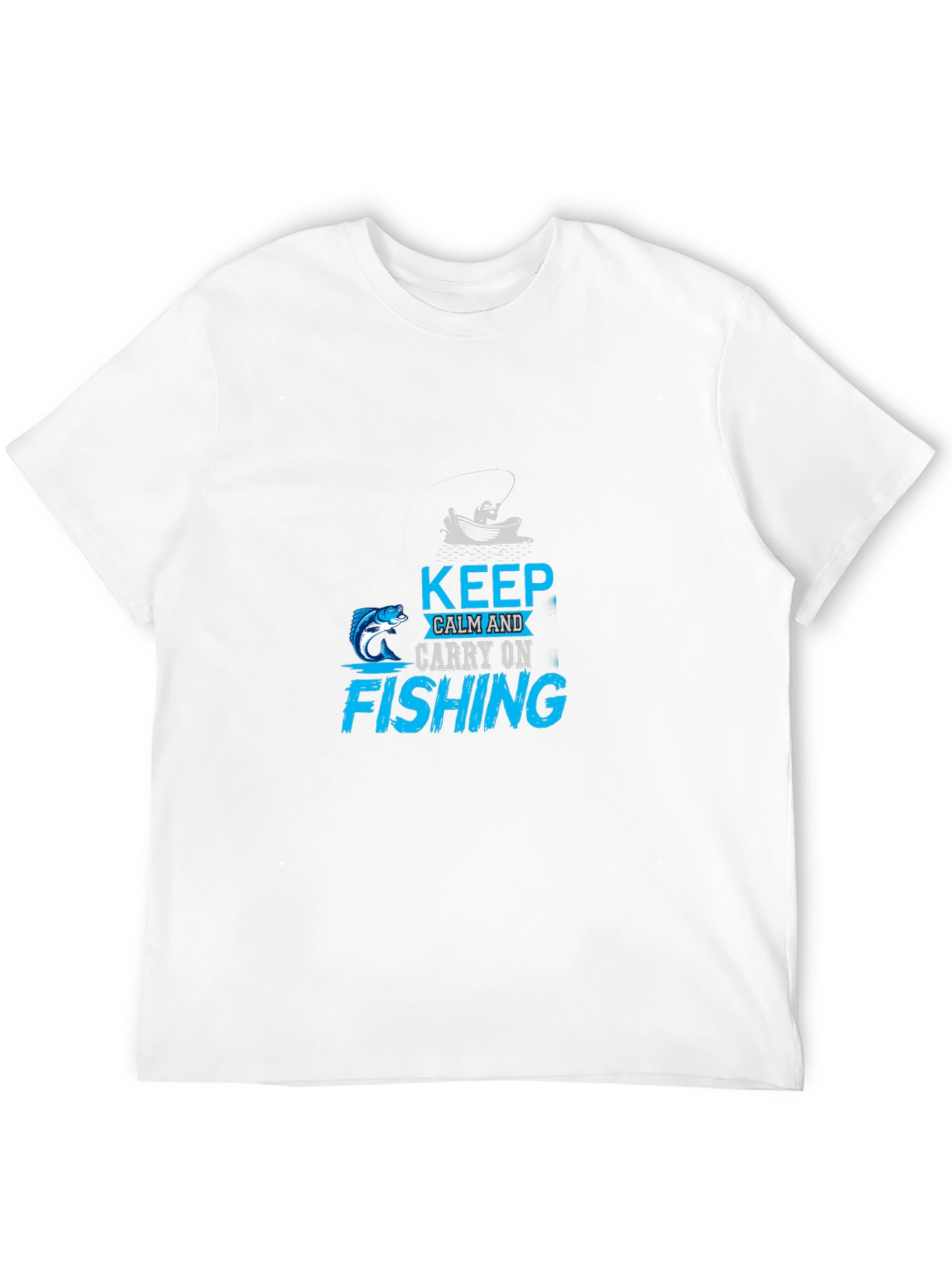 Keep Calm Fishing T-Shirt - Angler Gift