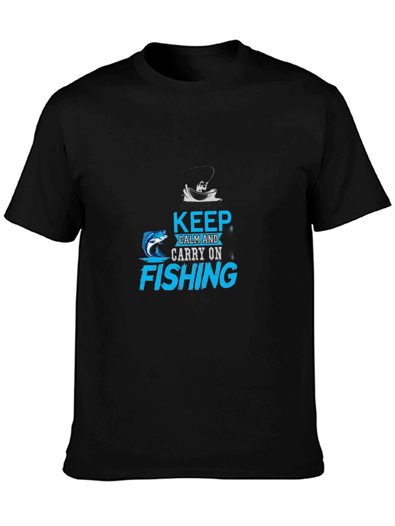 Keep Calm Fishing T-Shirt - Angler Gift
