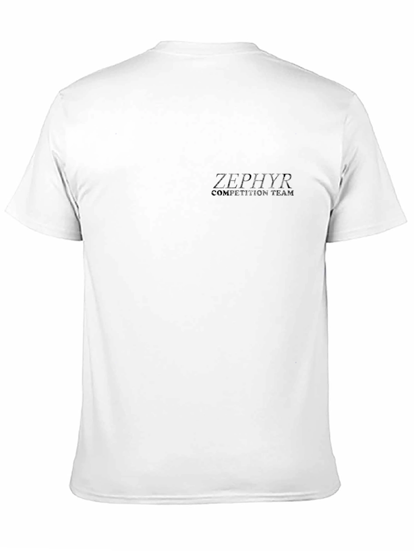 Mens Zephyr Competition Team Black T-Shirt