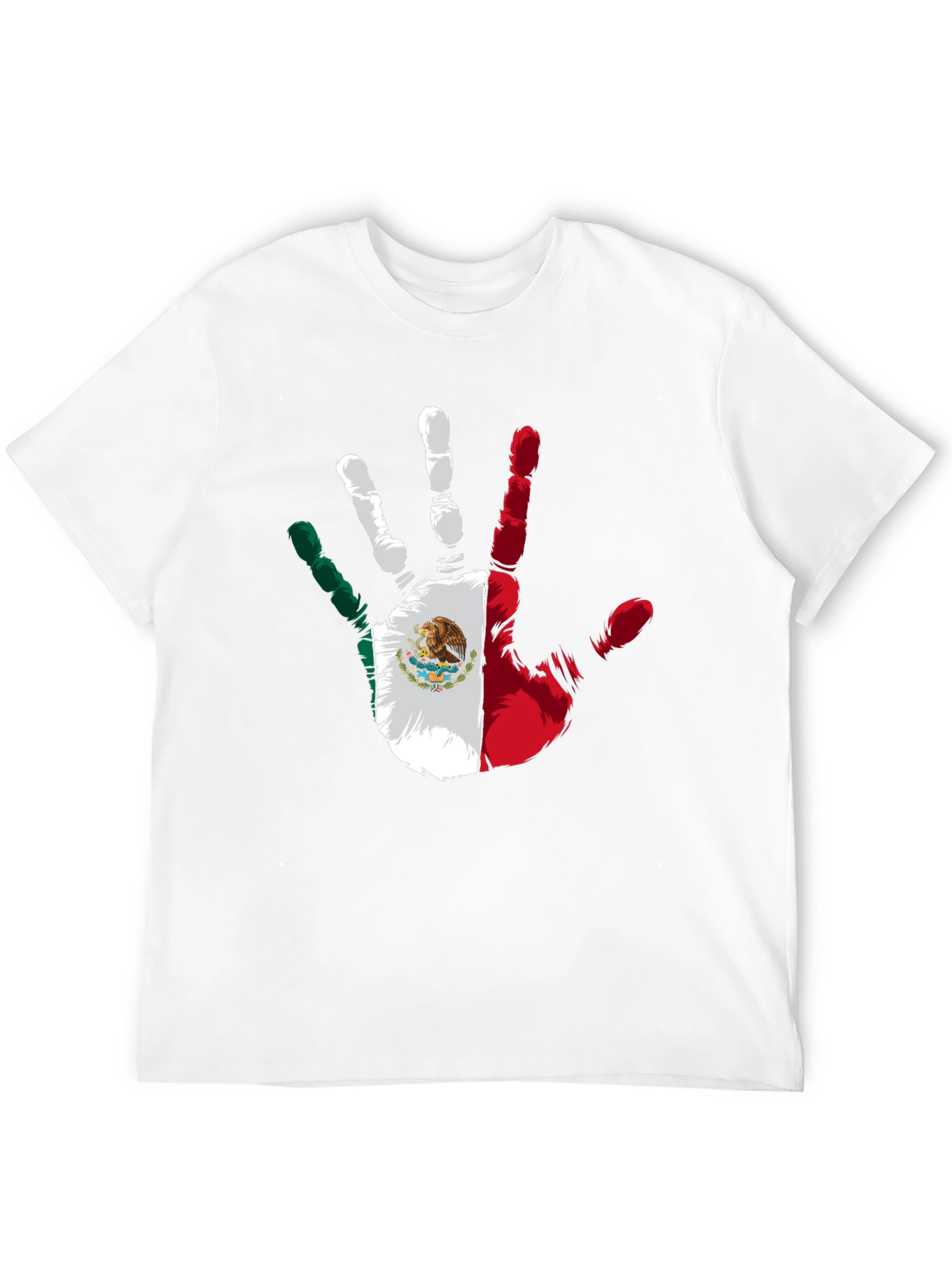 Mexican Flag Hand Print Tee