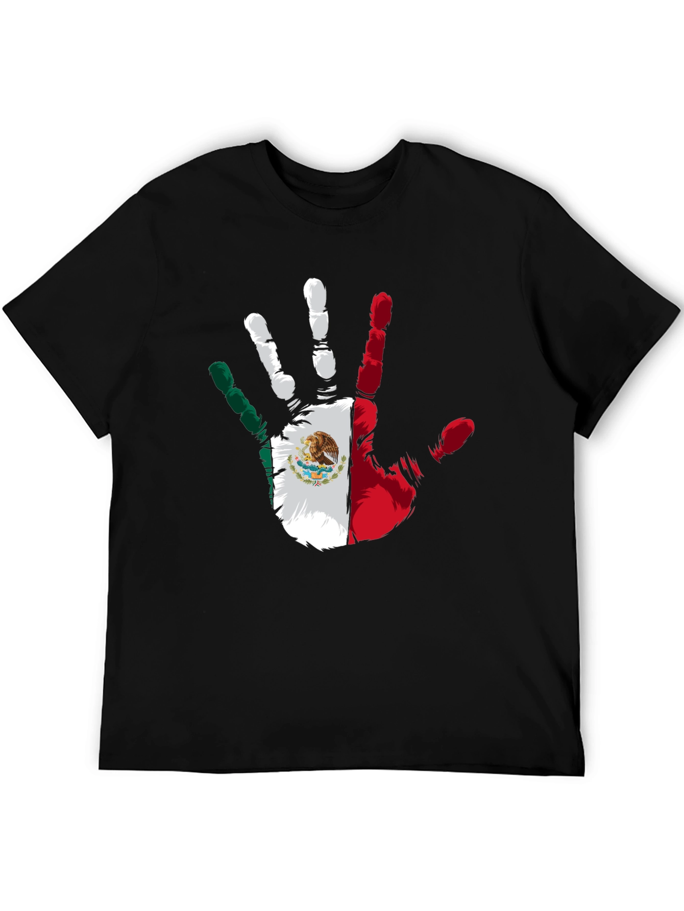 Mexican Flag Hand Print Tee