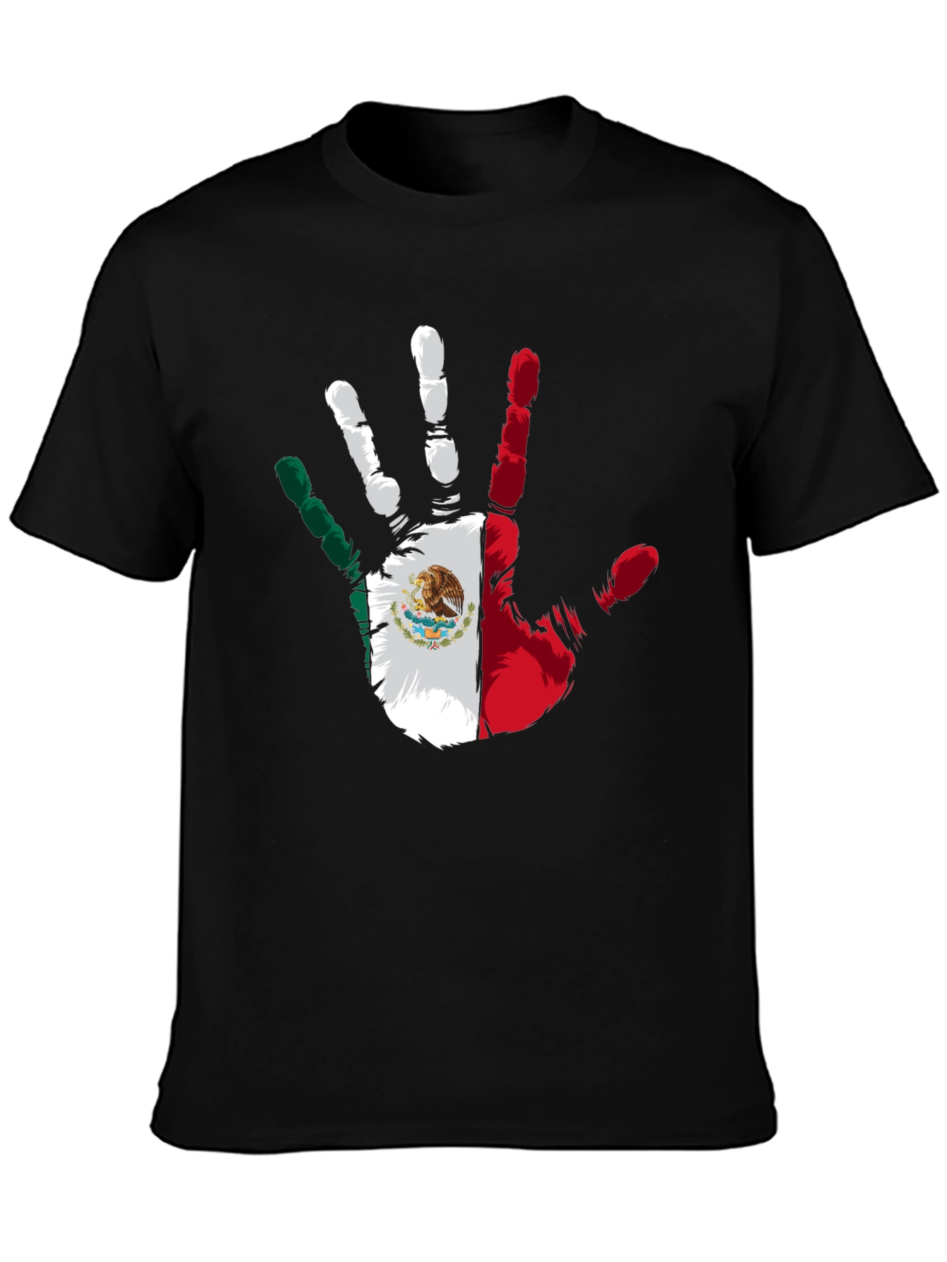 Mexican Flag Hand Print Tee