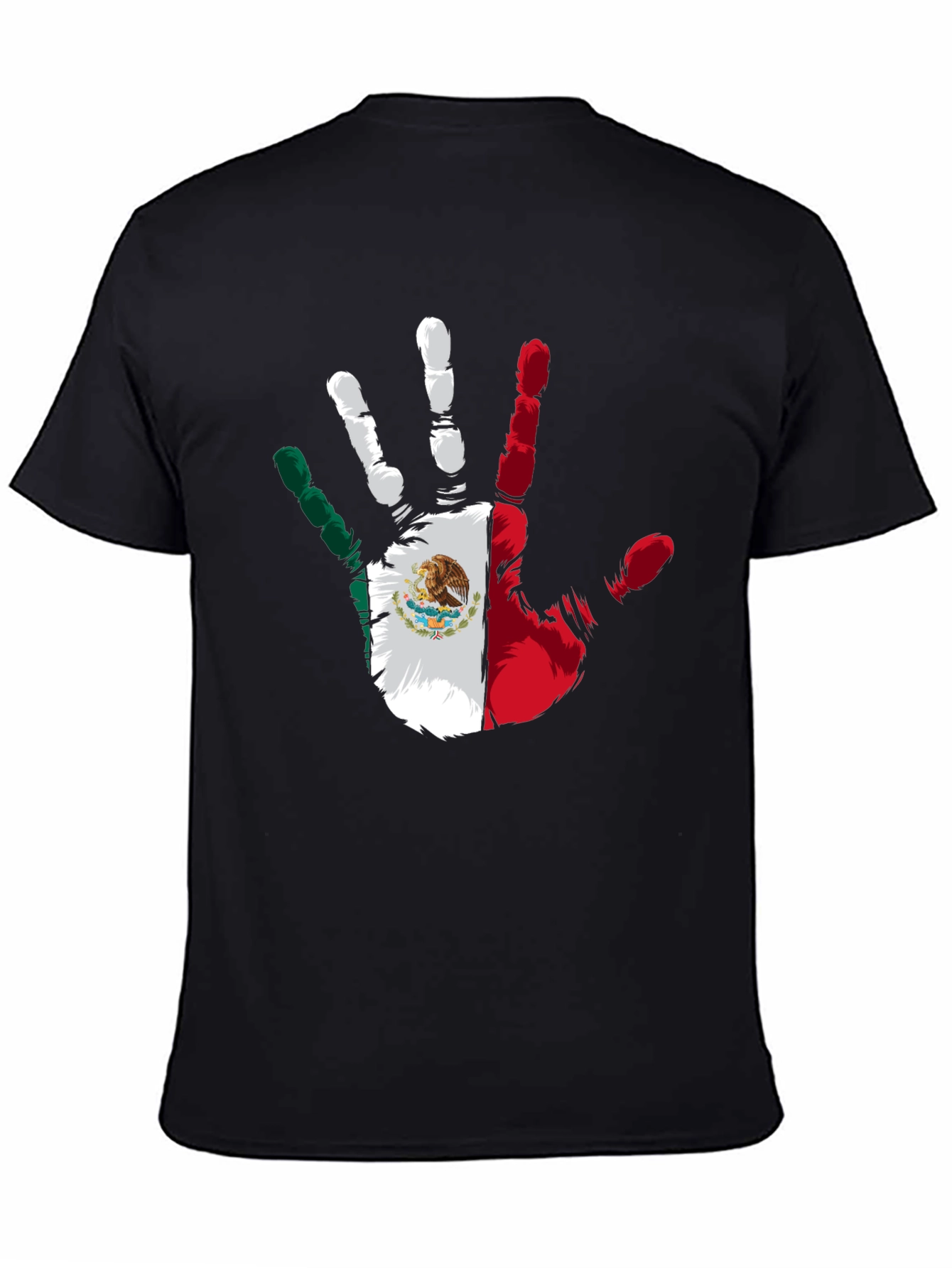 Mexican Flag Hand Print Tee