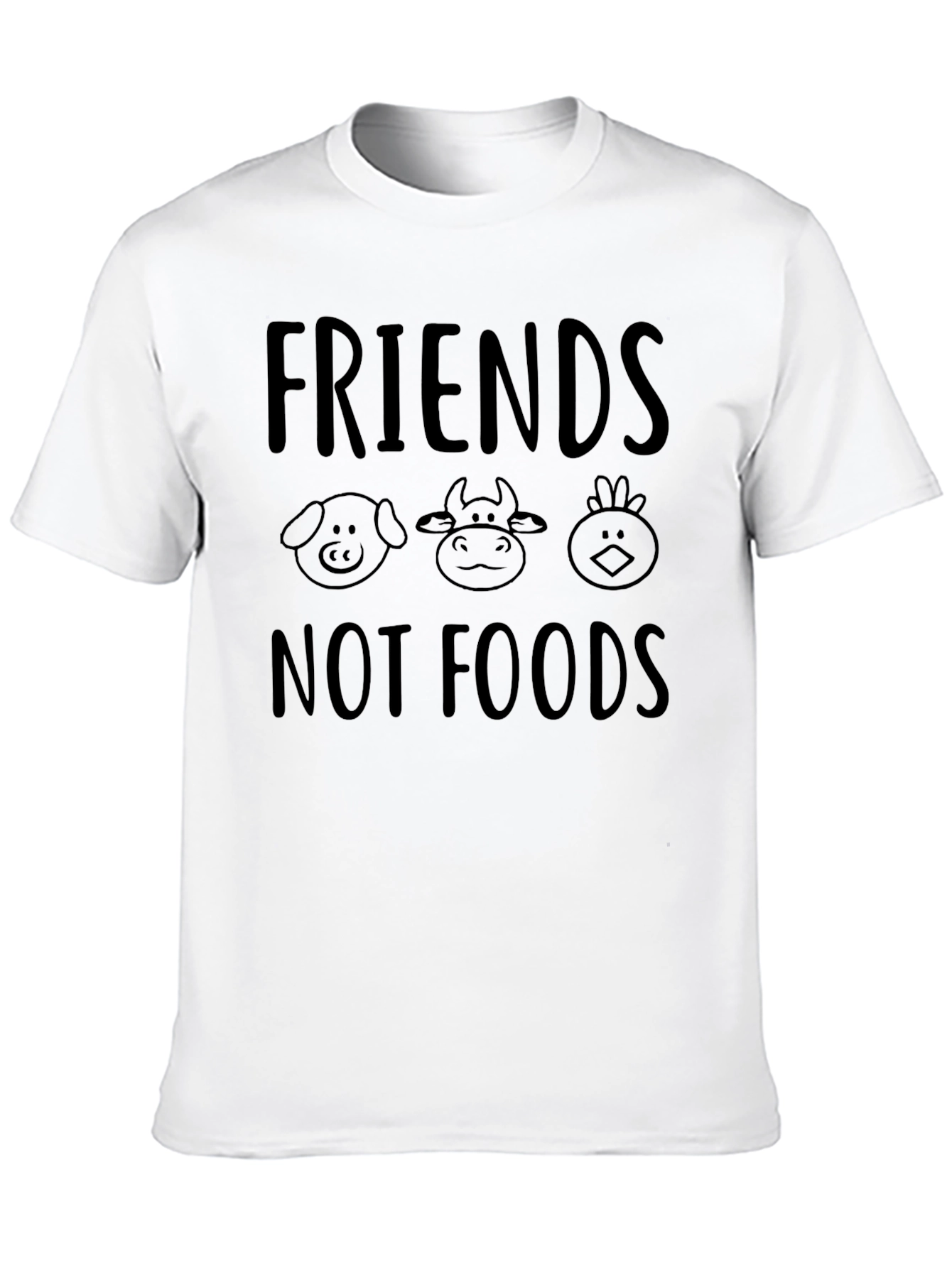 Friends Not Food Vegan Graphic Tee