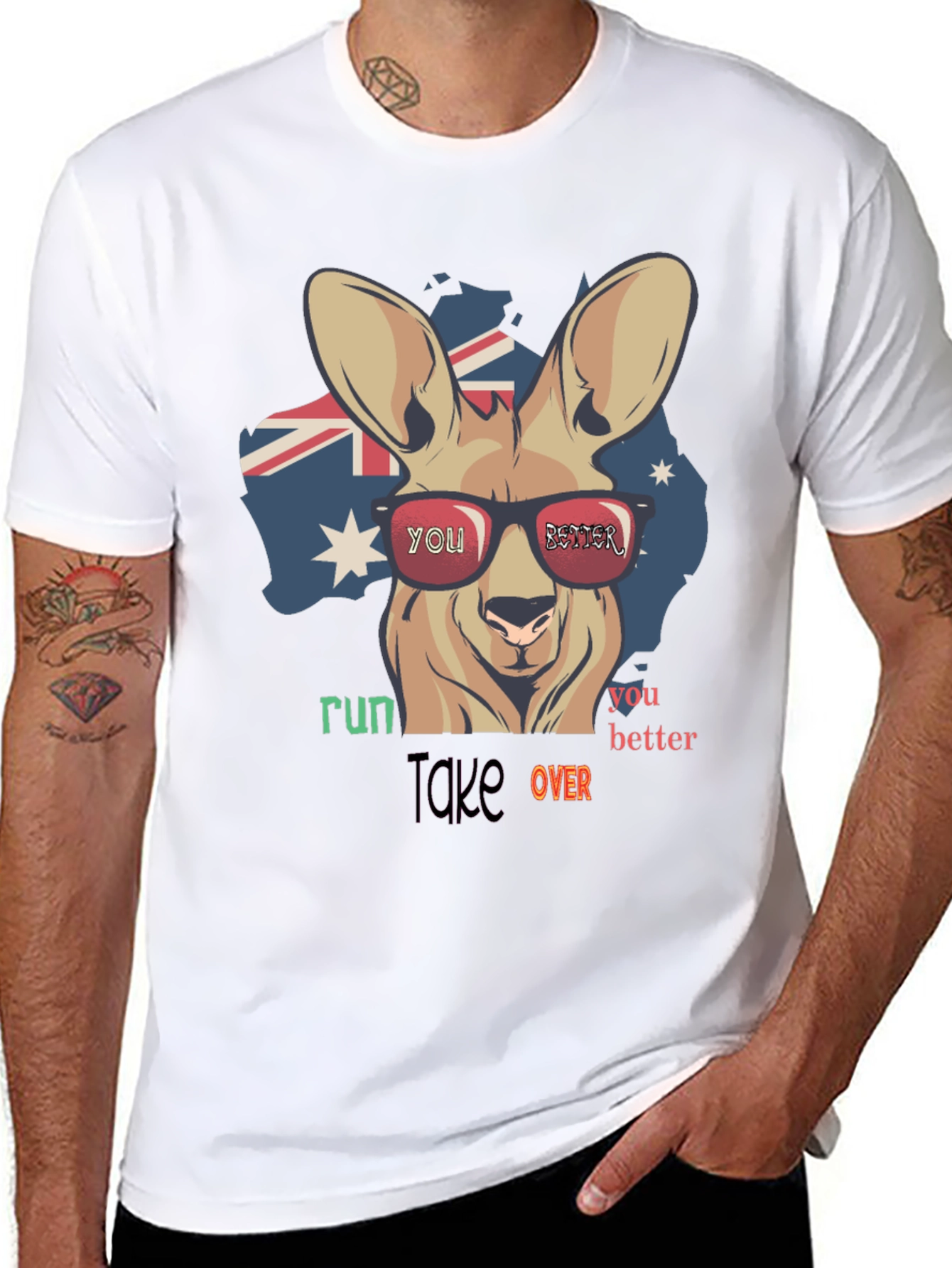 Australia Kangaroo Run Take Over T-Shirt
