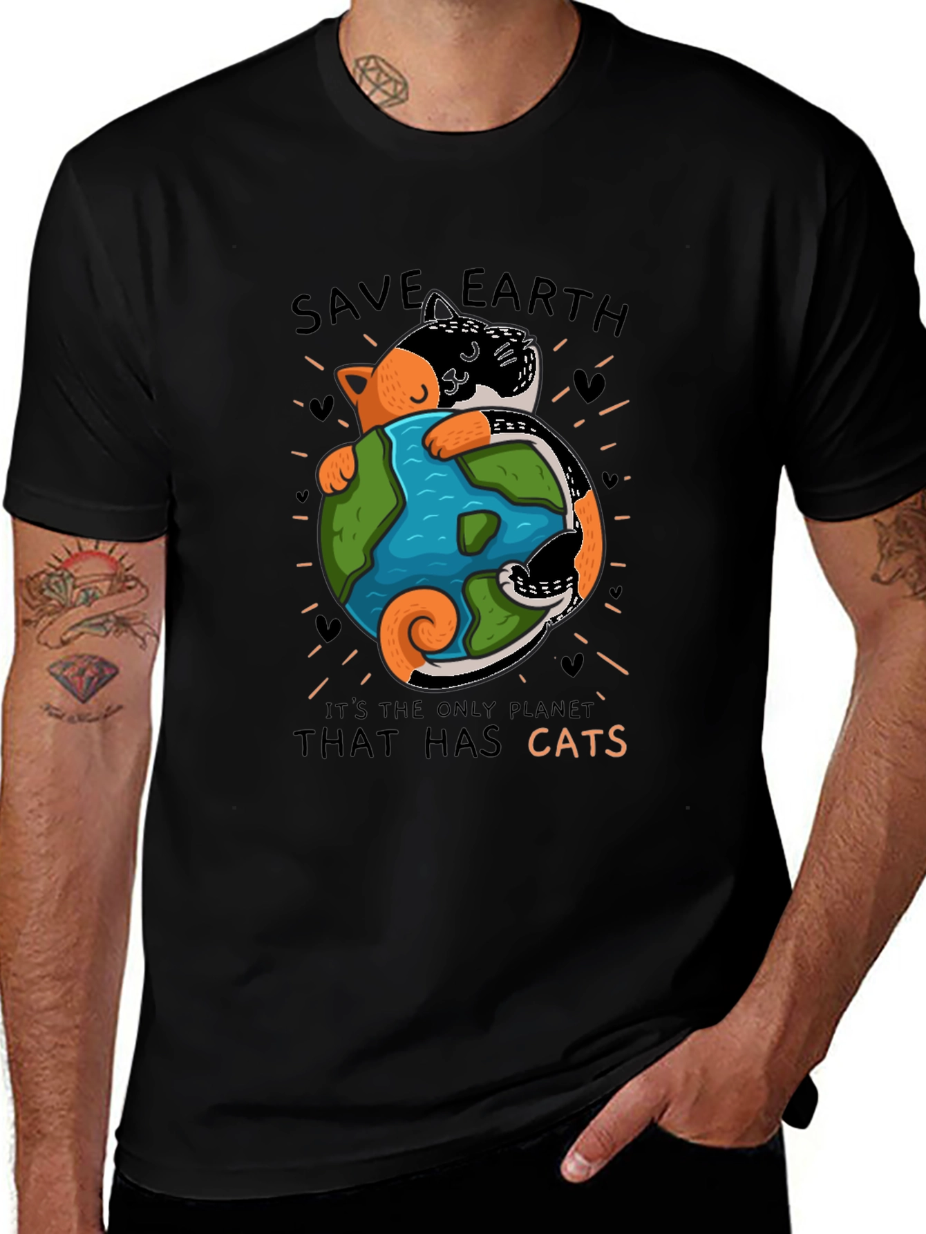 Save Earth Cats T-Shirt