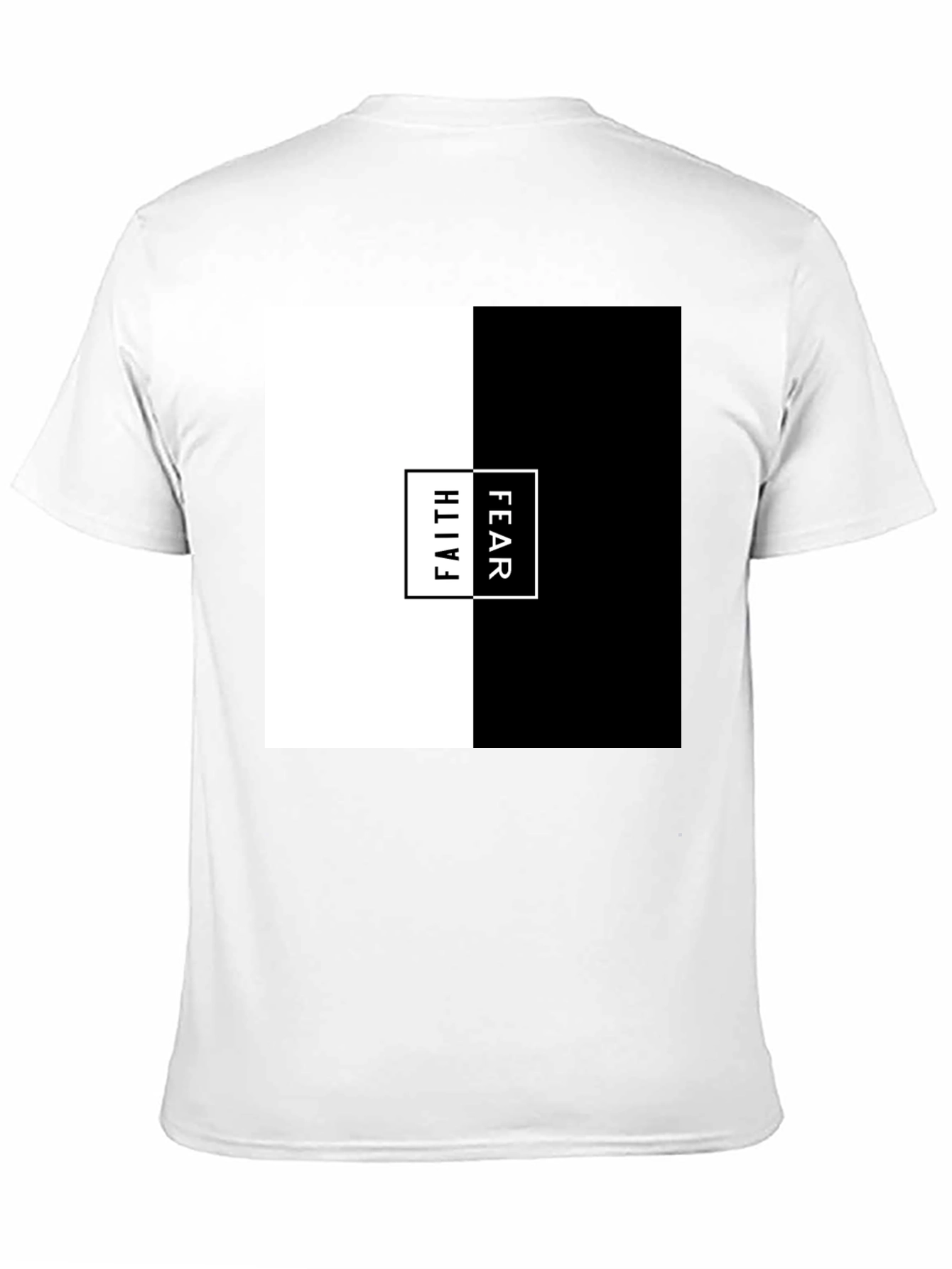 Faith Over Fear Graphic Tee - Mens Black T-Shirt