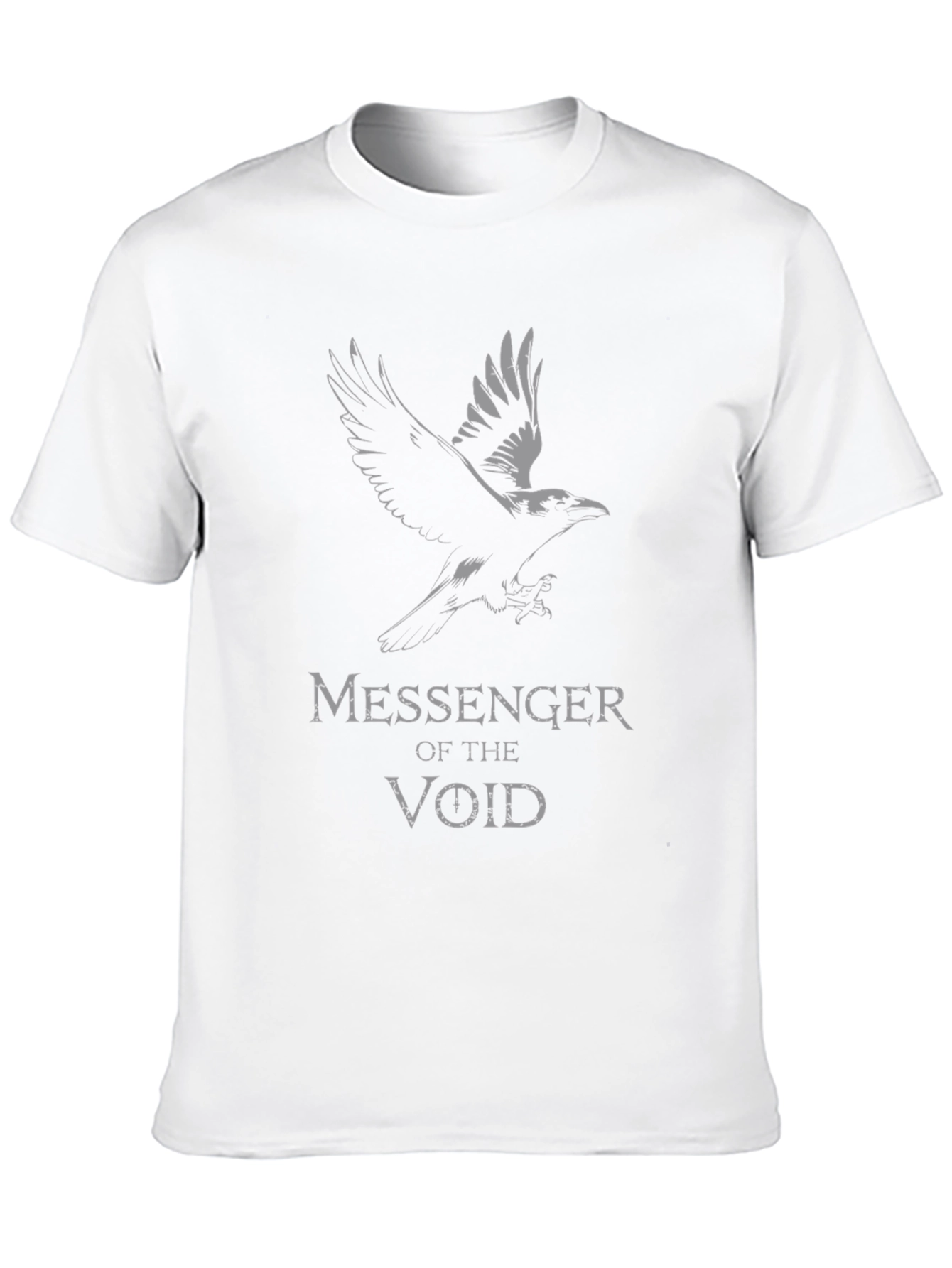 Messenger of the Void Graphic T-Shirt - Raven Design